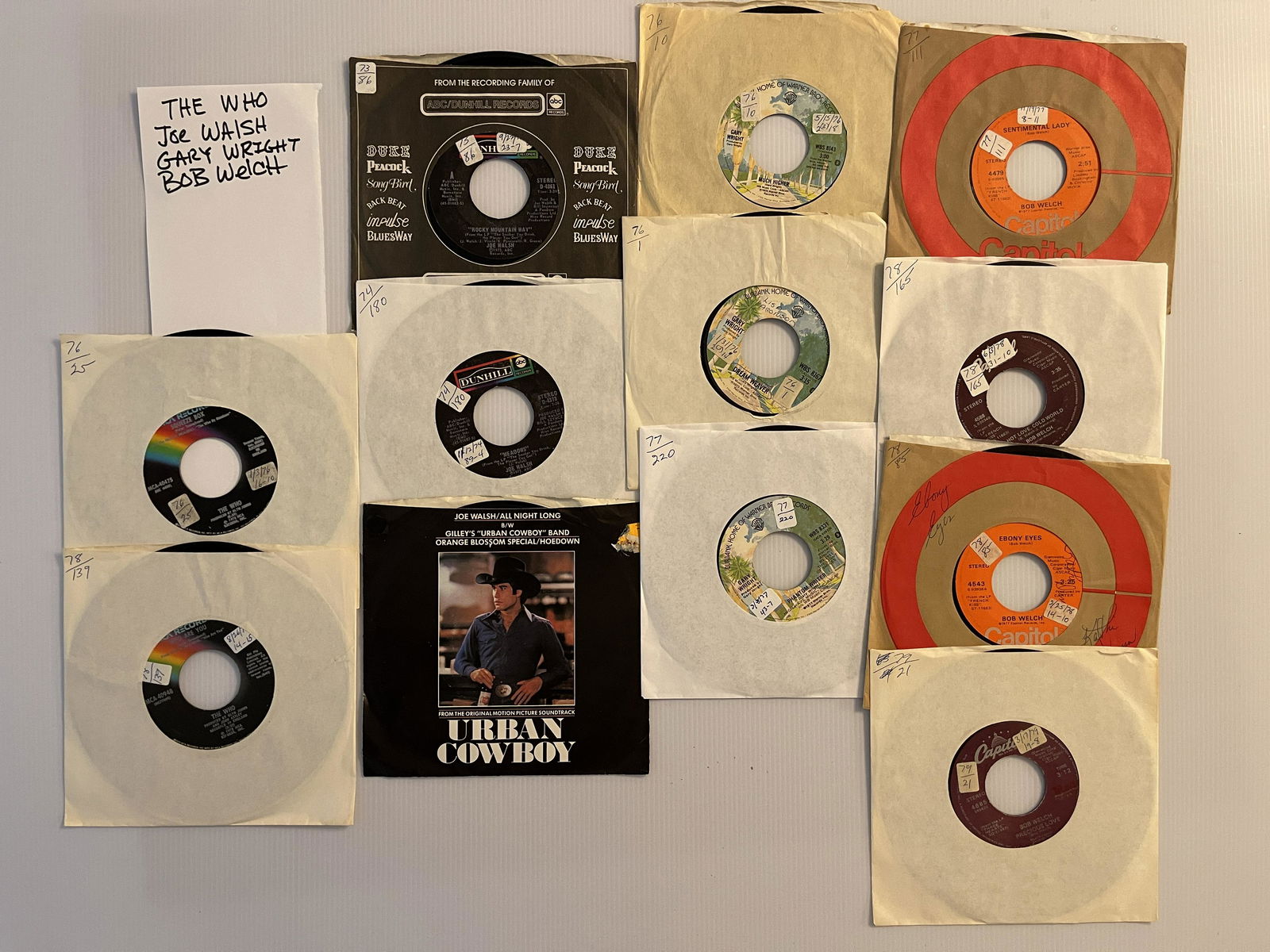 THE WHO - JOE WALSH - GARY WRIGHT - BOB WELCH (1 of 1)