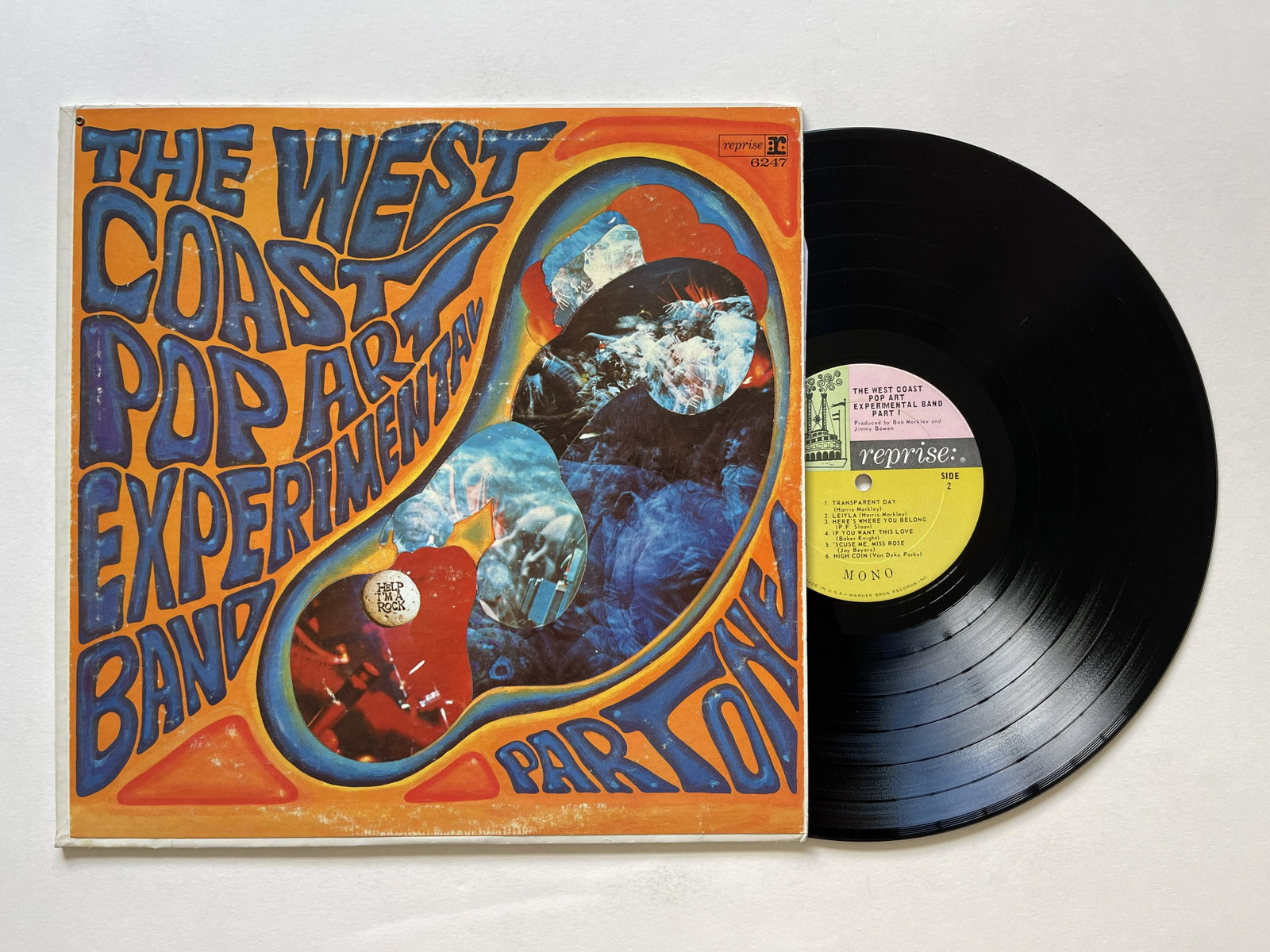 The West Coast Pop Art Experimental Band - Part One: The West Coast Pop Art Experimental Band - Part One (LP, Album, Mono) Label: Reprise Recordsâ€¨Cat#: R 6247 Vinyl has numerous surface marks. Sleeve has minimal wear.