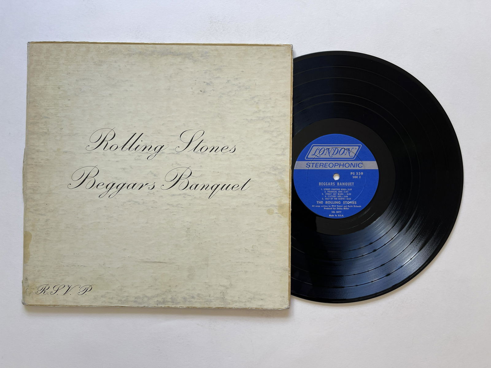 Rolling Stones - Beggars Banquet: Rolling Stones - Beggars BanquetLabel:London Records - PS 539Format:Vinyl, LP, Album, Stereo, Gatefold,. Split seam on cover.