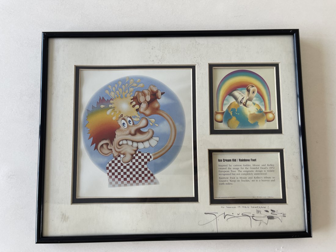 ICE CREAM KID - SIGNED BY STANLEY MOUSE (1 of 3)