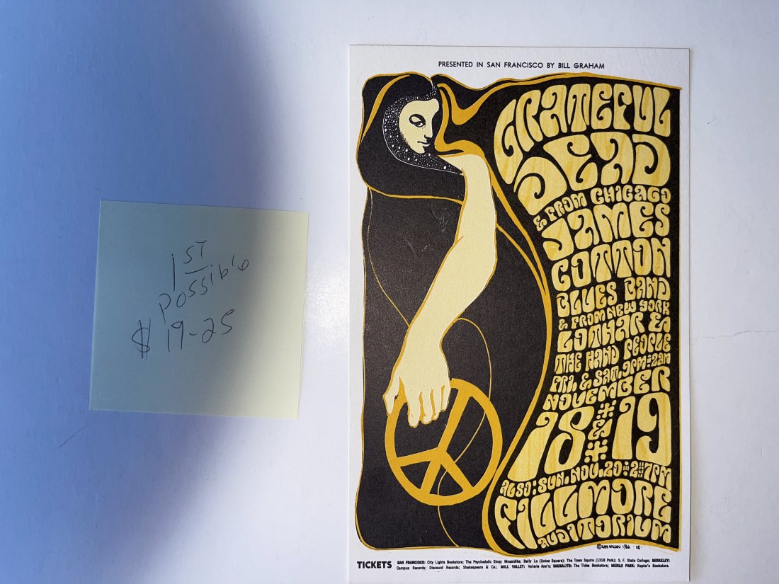 GRATEFUL DEAD  POSTCARD (1 of 1)