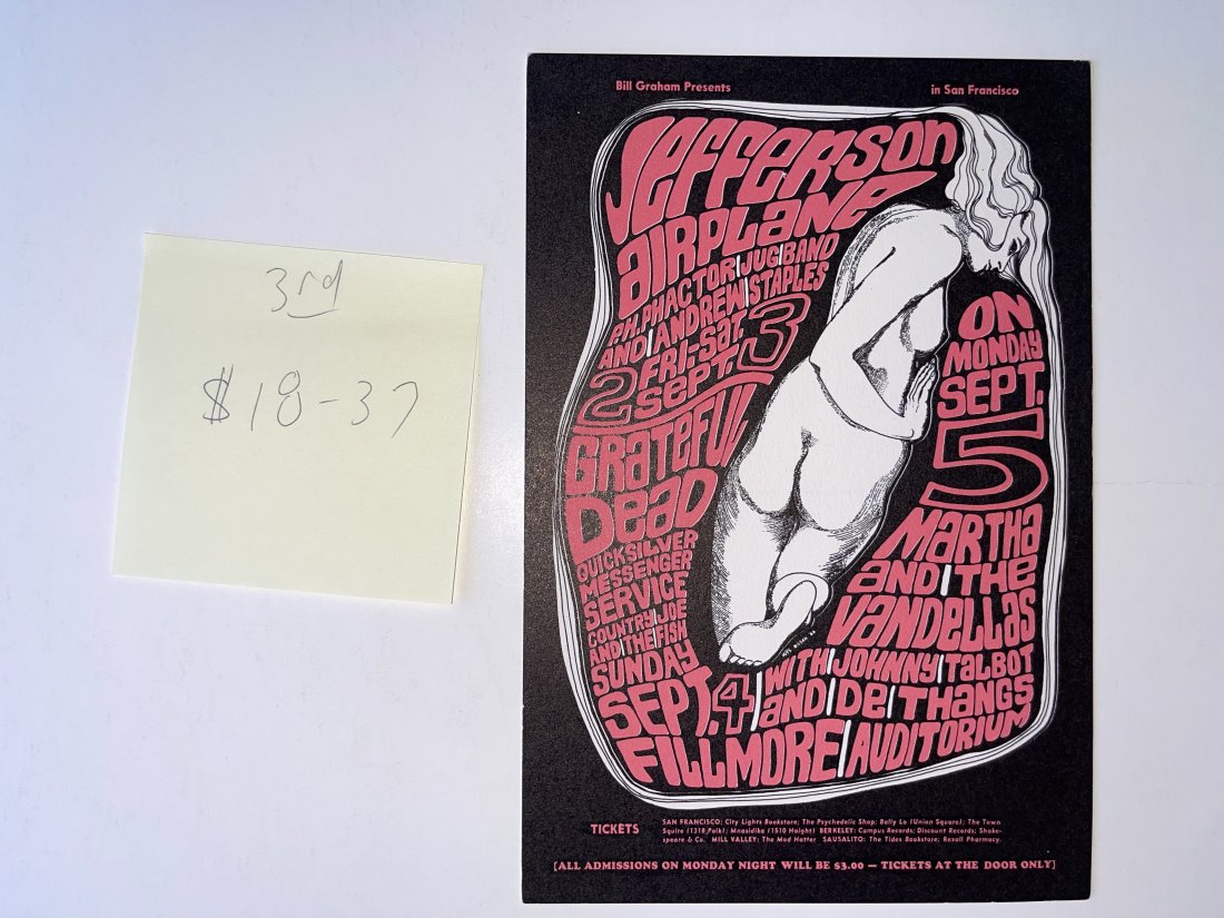 JEFFERSON AIRPLANE POSTCARD (1 of 1)