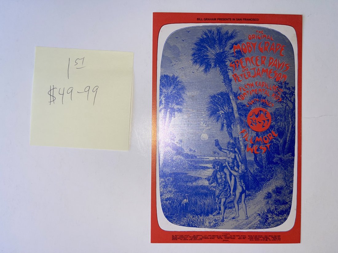 MOBY GRAPE POSTCARD: MOBY GRAPE POSTCARD