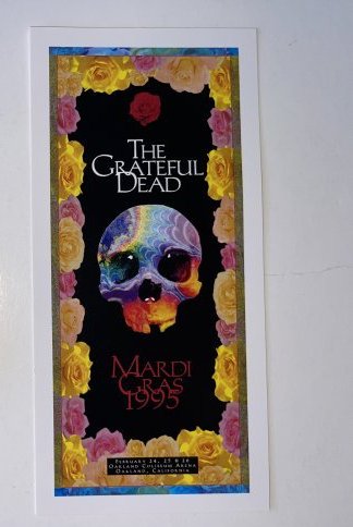 Grateful Dead Mardi Gras 1995 Poster