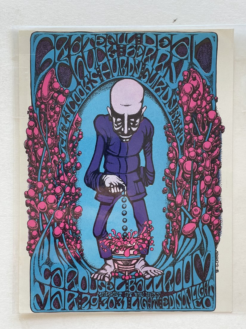GRATEFUL DEAD ORIGINAL ACID DROPPER 1968 HANDBILL (1 of 6)