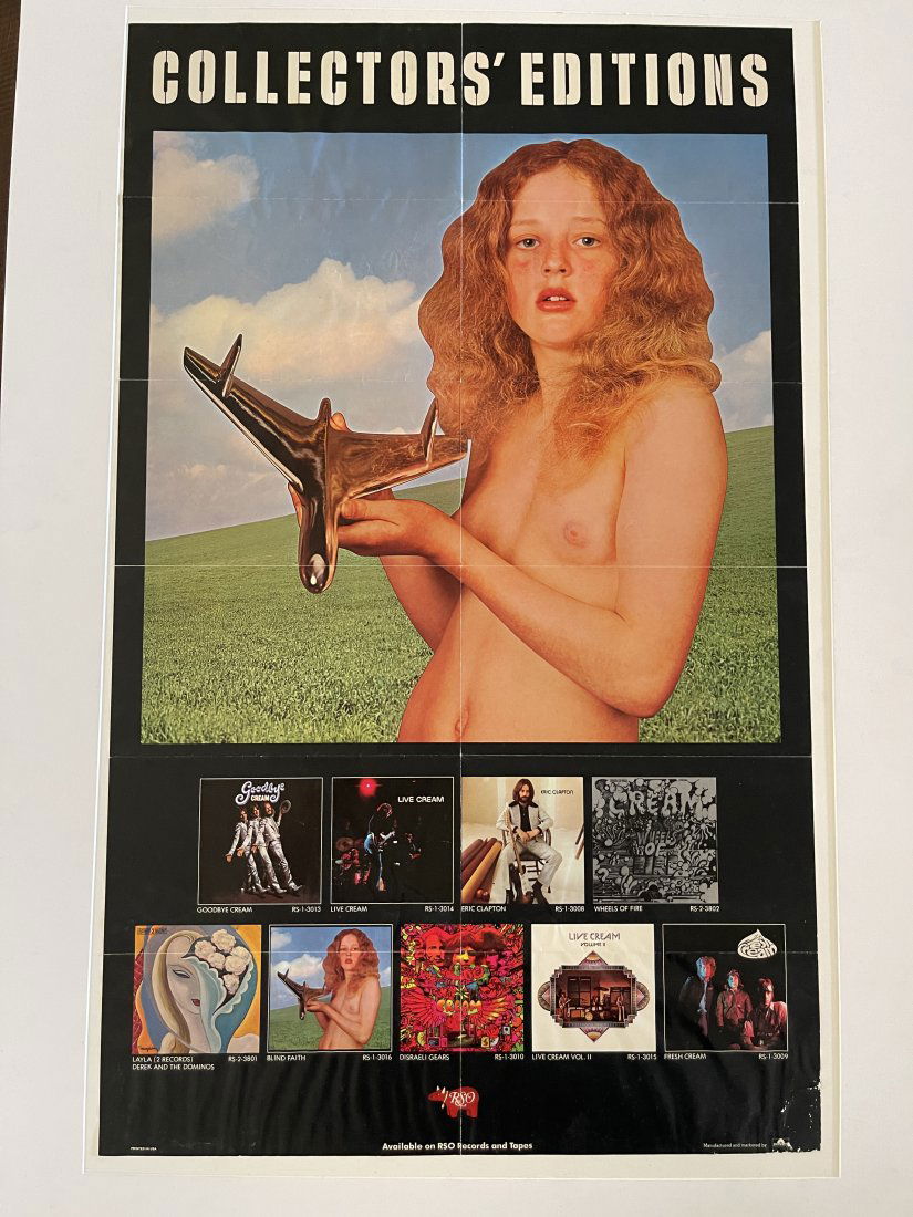 VERY COOL BLIND FAITH - CREAM RECORD STORE PROMO POSTER (1 of 1)