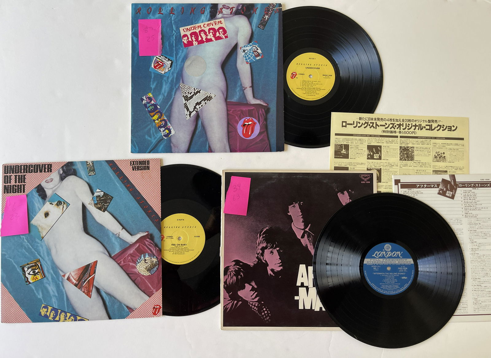 THE ROLLING STONES SET #8 with Japan Release (1 of 1)