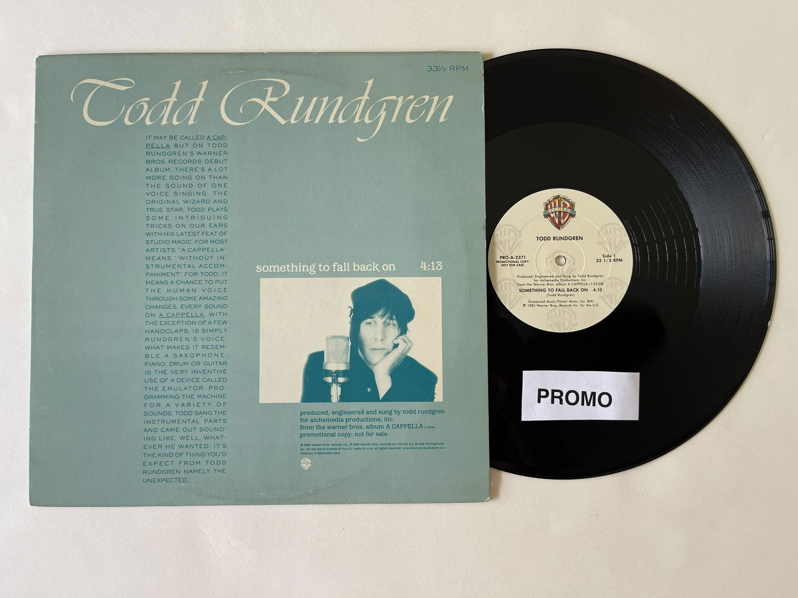 Todd Rundgren - Something To Fall Back On   PROMO (1 of 1)