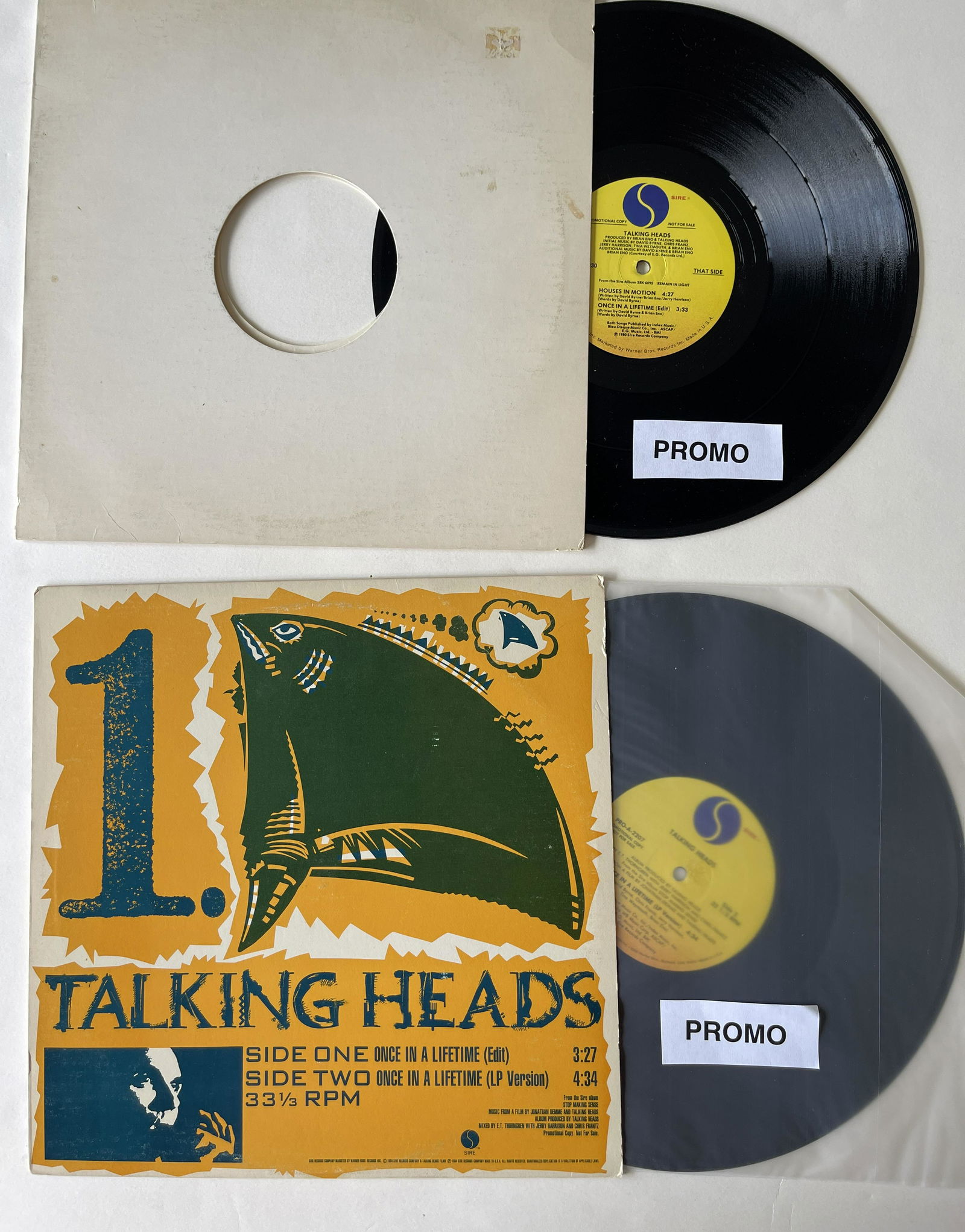 Talking Heads - Once In A Lifetime   PROMO   SET (1 of 1)