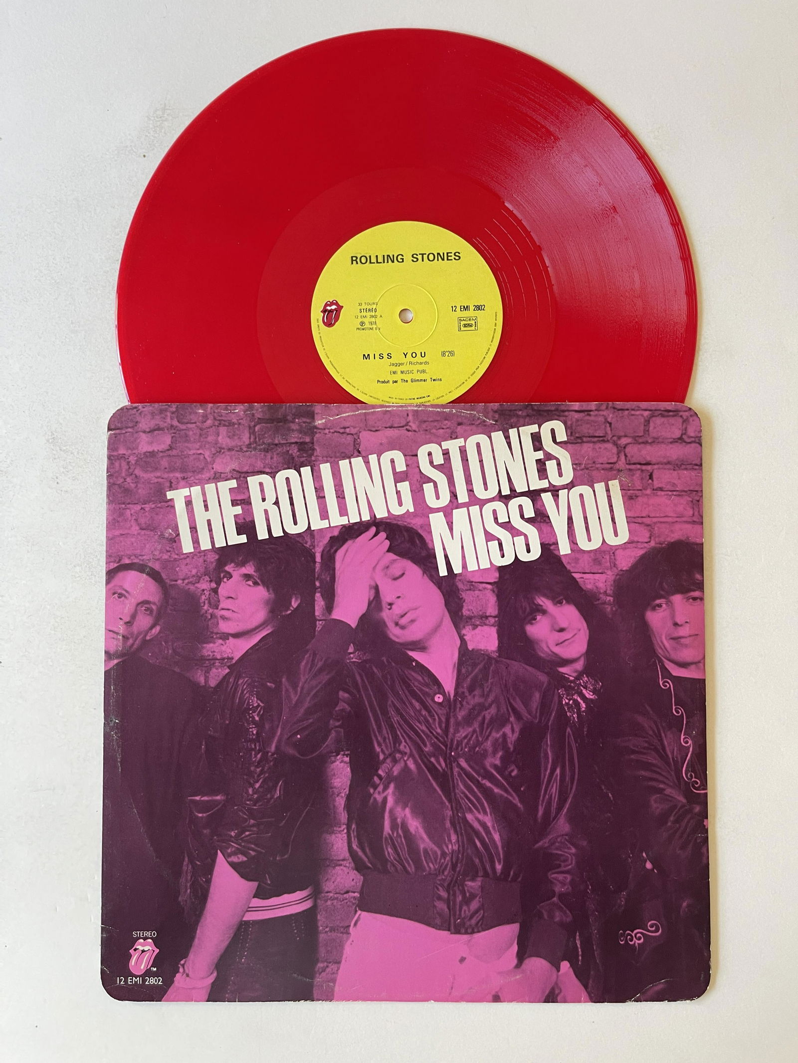 The Rolling Stones - Miss You - RARE - RED (1 of 1)