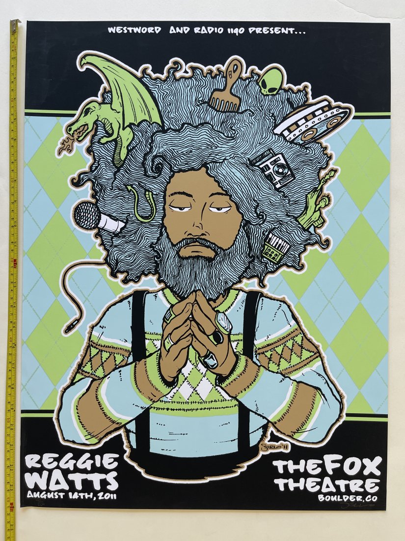 SIGNED Reggie Watts Boulder 2011 (1 of 1)