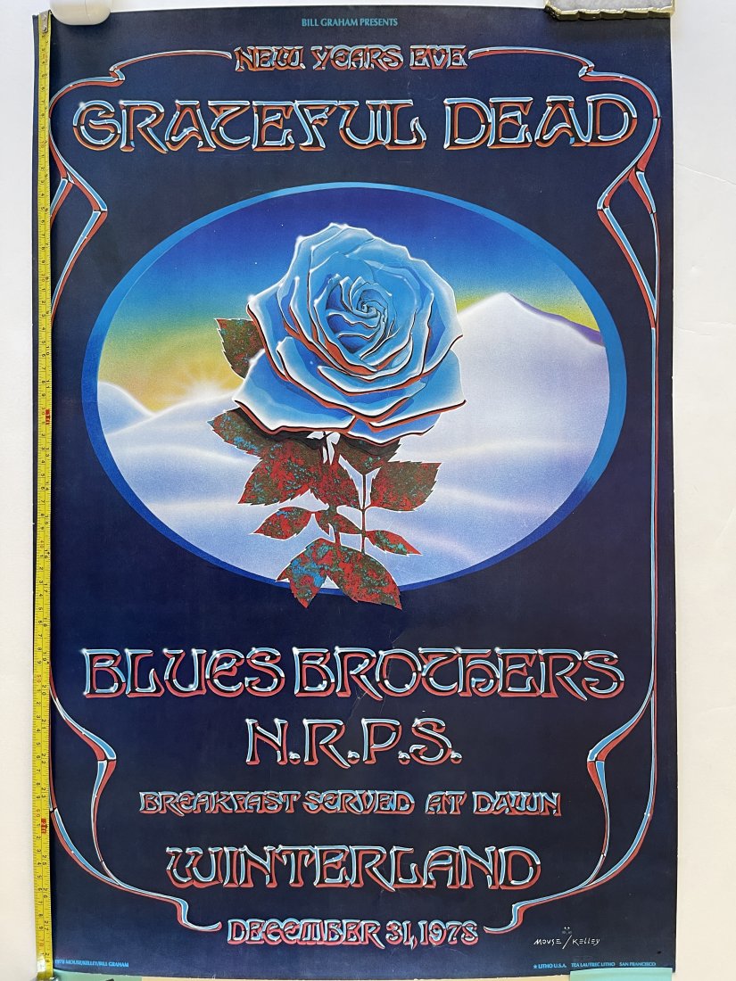 GRATEFUL DEAD / BLUES BROTHERS WINTERLAND BLUE ROSE 1st (1 of 2)