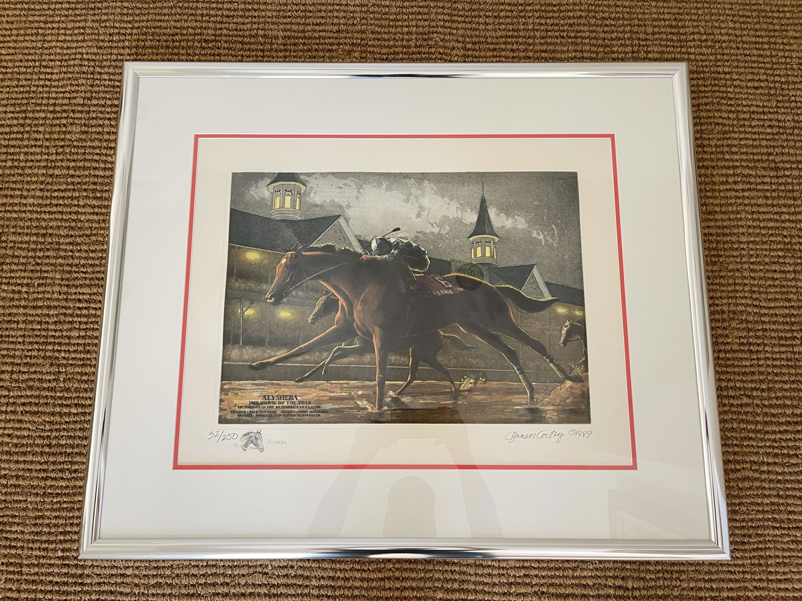 SIGNED CORTEZ PRINT - ALYSHEBA (1 of 6)