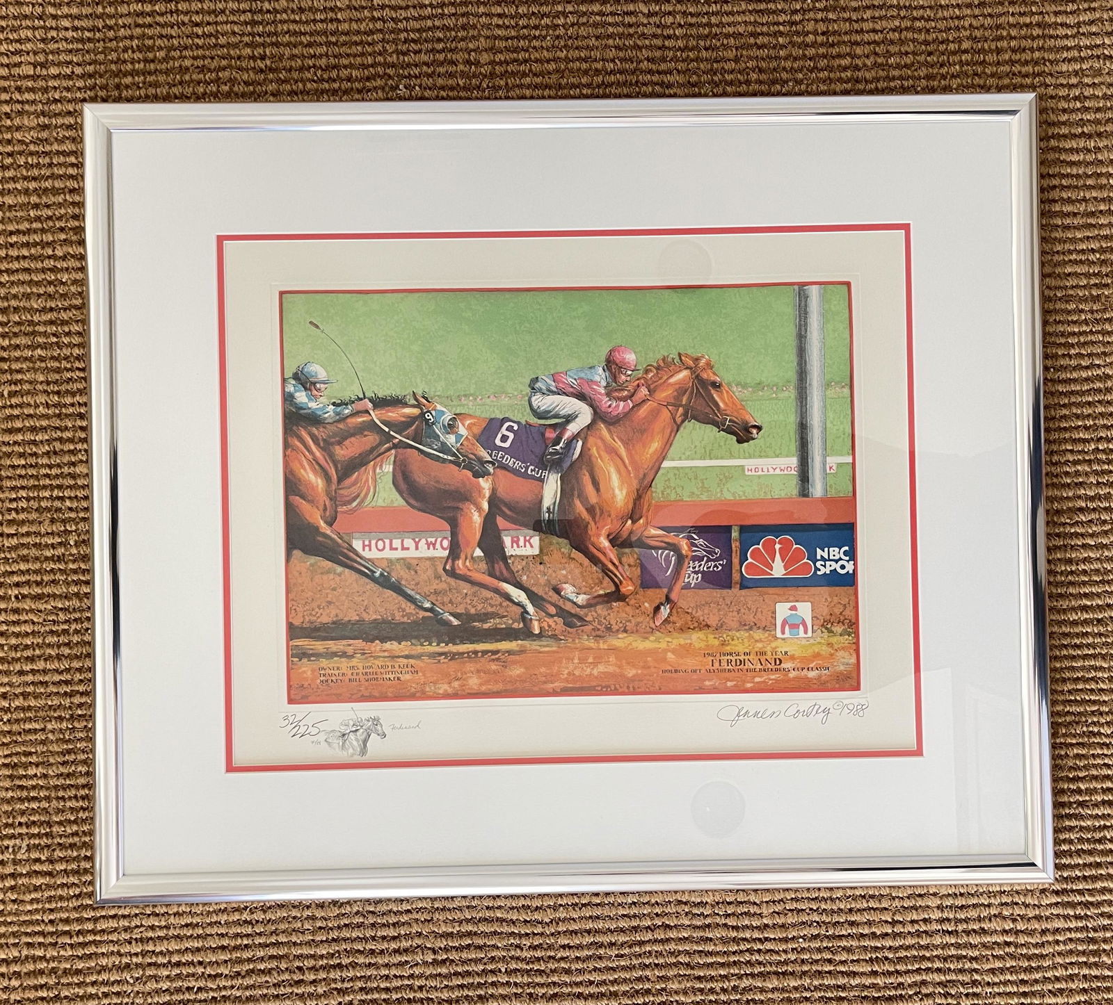 SIGNED CORTEZ PRINT - FERDINAND (1 of 3)