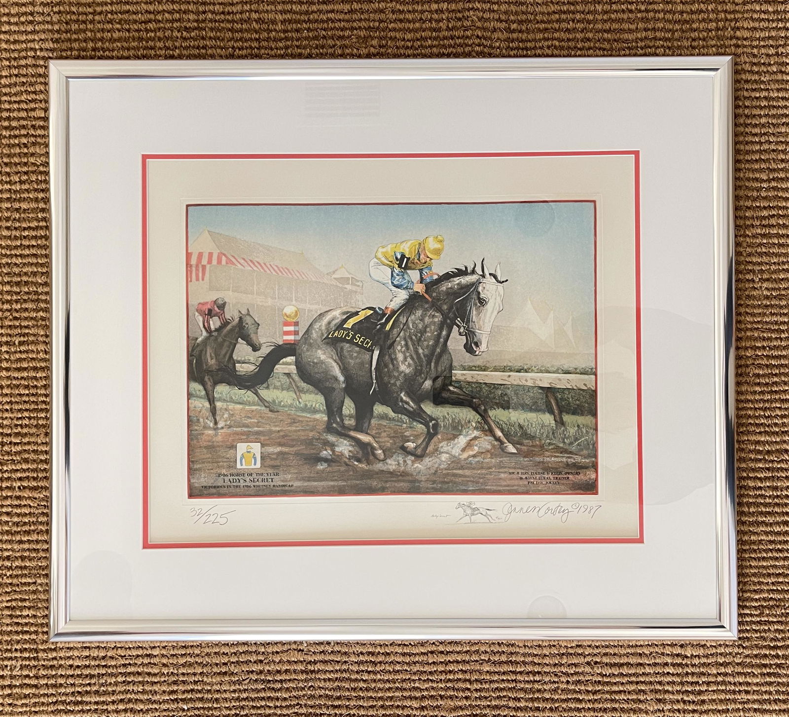 SIGNED CORTEZ PRINT - LADY's SECRET (1 of 5)