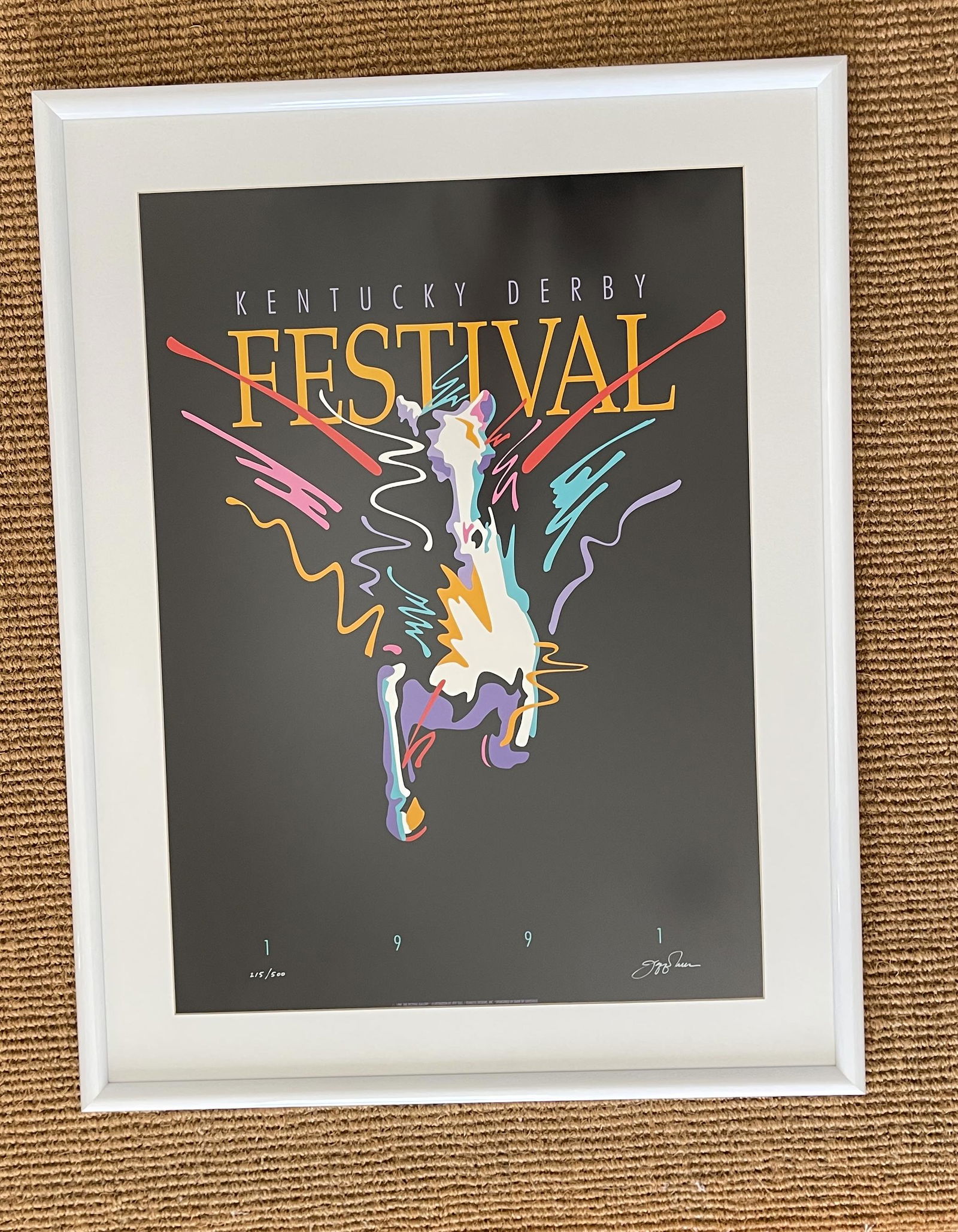 KENTUCKY DERBY FESTIVAL SIGNED POSTER 1991 (1 of 3)