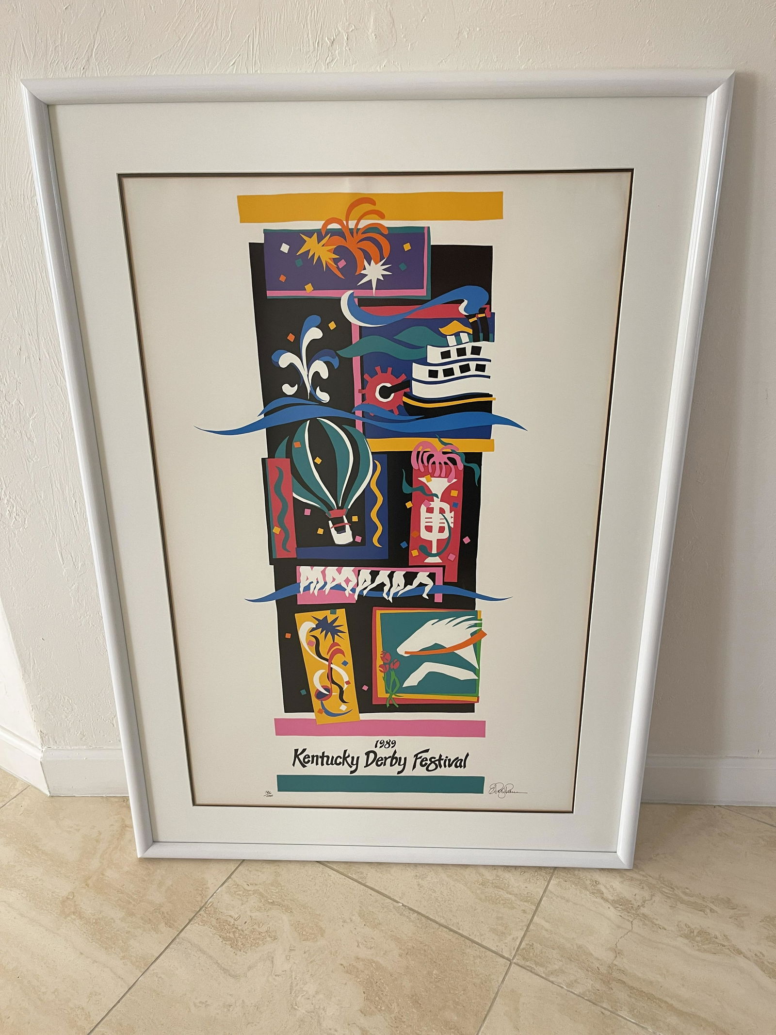 KENTUCKY DERBY FESTIVAL SIGNED POSTER 1989 (1 of 5)