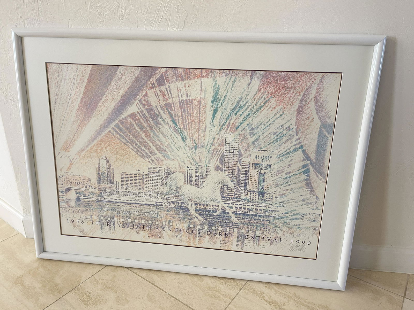 KENTUCKY DERBY FESTIVAL SIGNED POSTER 1990 (1 of 5)