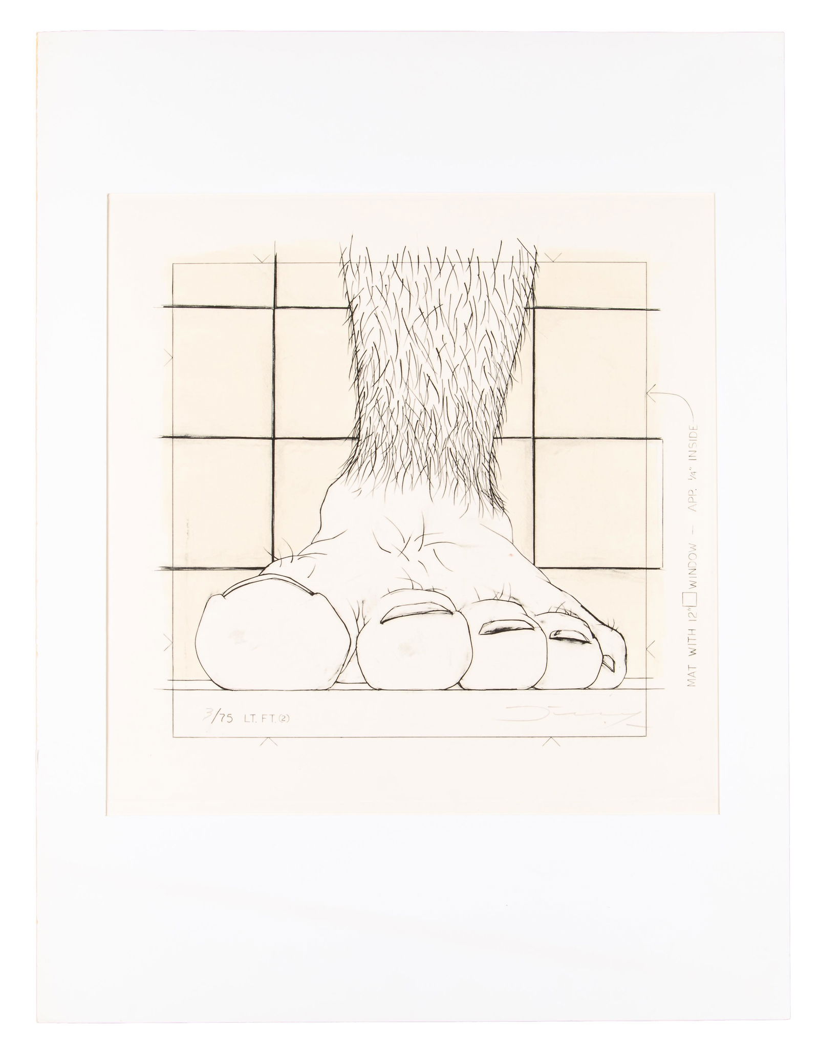 Signed And Numbered 3/75 - Big Foot (1 of 1)