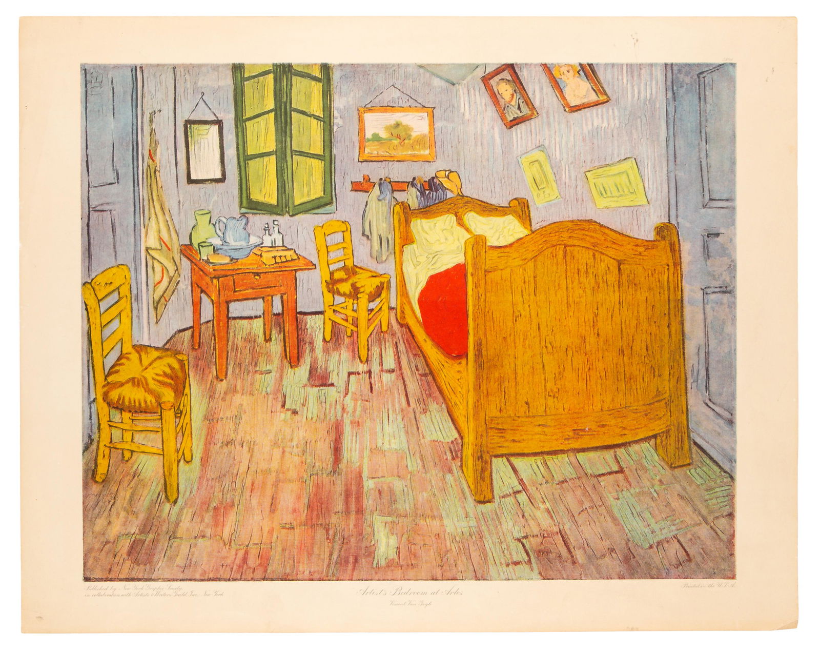 Vincent Van Gogh Artist's Bedroom At Arles