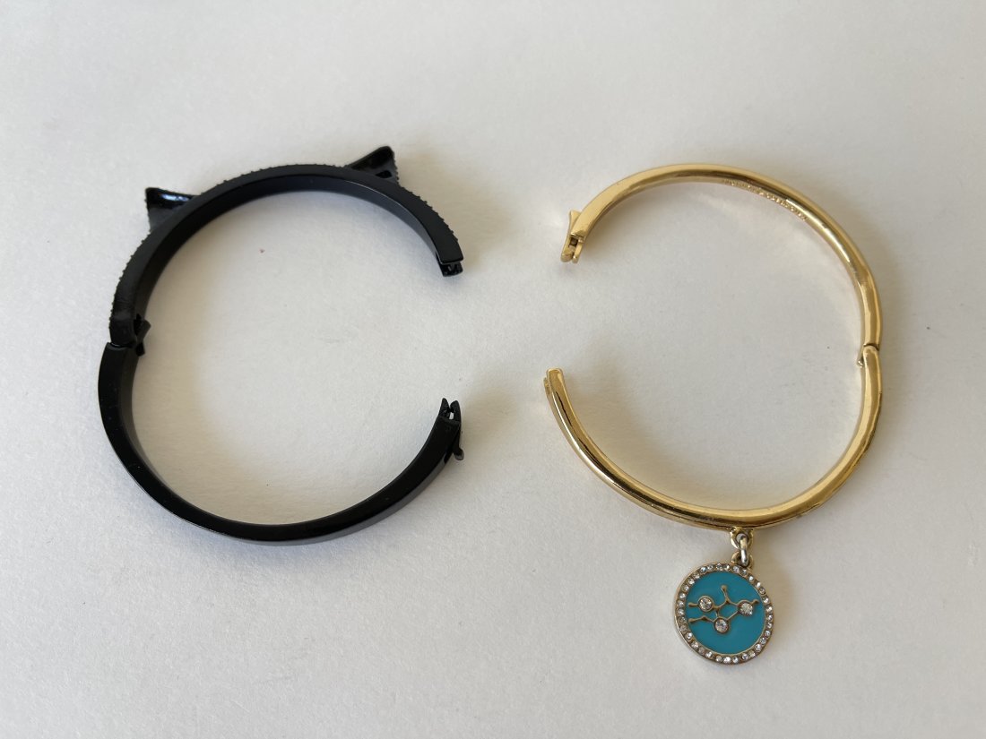TWO CUFF BRACLETS - KATE SPADE (1 of 3)