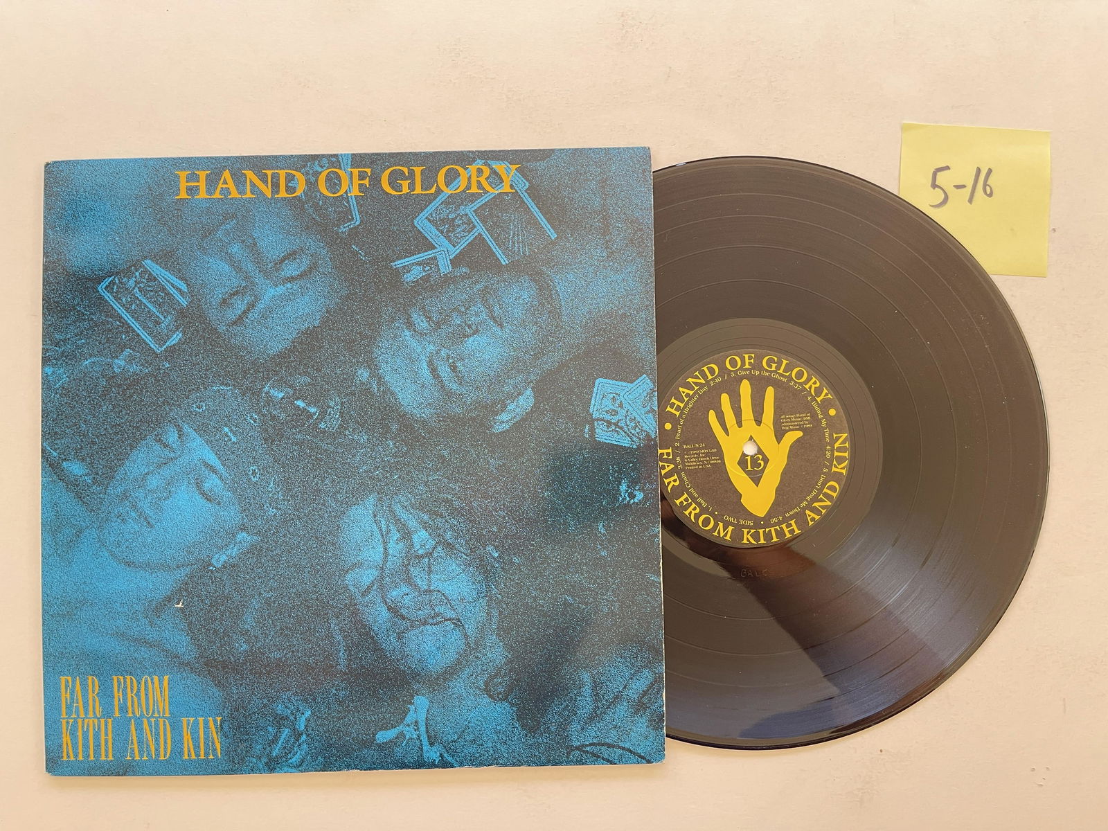 Hand Of Glory - Far From Kith And Kin: Hand Of Glory - Far From Kith And Kin. Skyclad Records - BALL S 24. Austin Texas Rock band 1989.