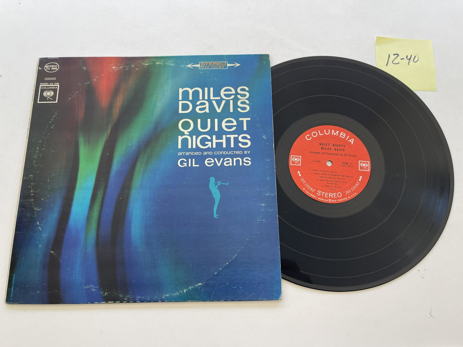Miles Davis - Quiet Nights: Miles Davis - Quiet Nights.Label:Columbia - CS 8906MATRIX: XSM-75533-1AB