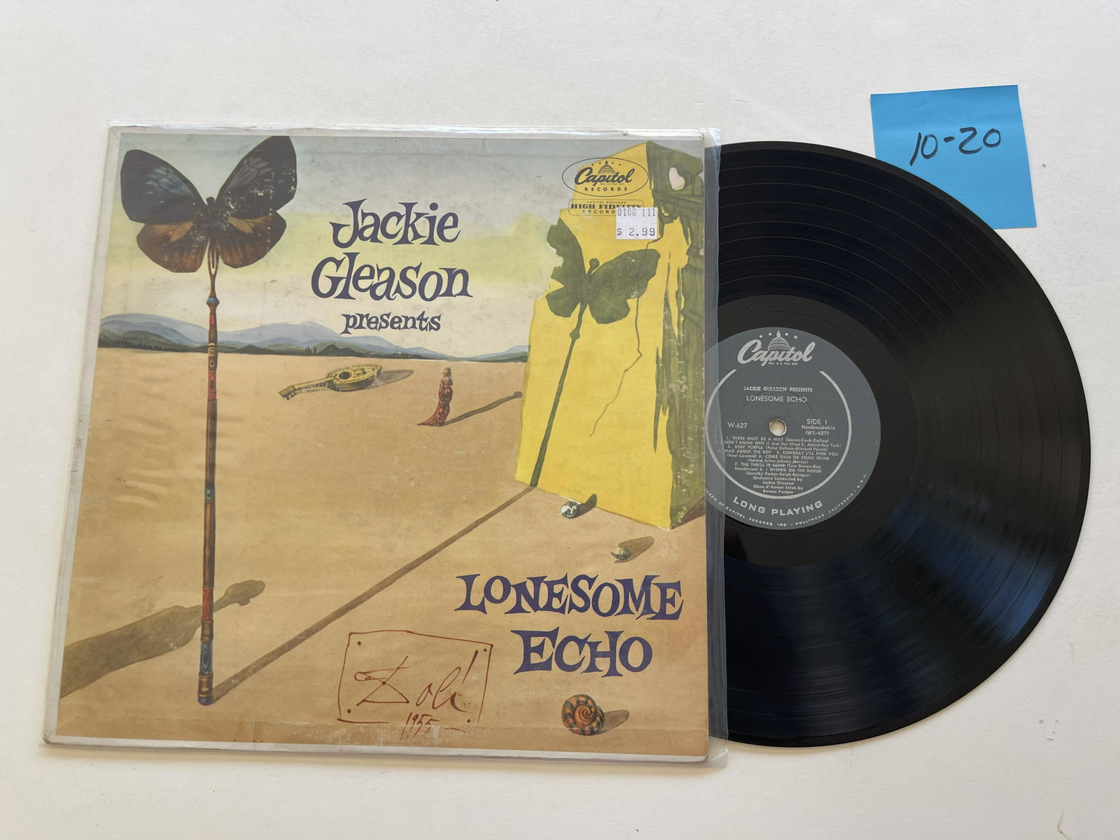 Jackie Gleason Presents Lonesome Echo: Jackie Gleason - Jackie Gleason Presents Lonesome Echo.Label:Capitol Records - W-627