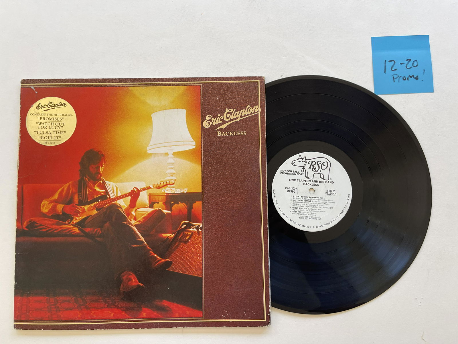 Eric Clapton - Backless PROMO (1 of 1)