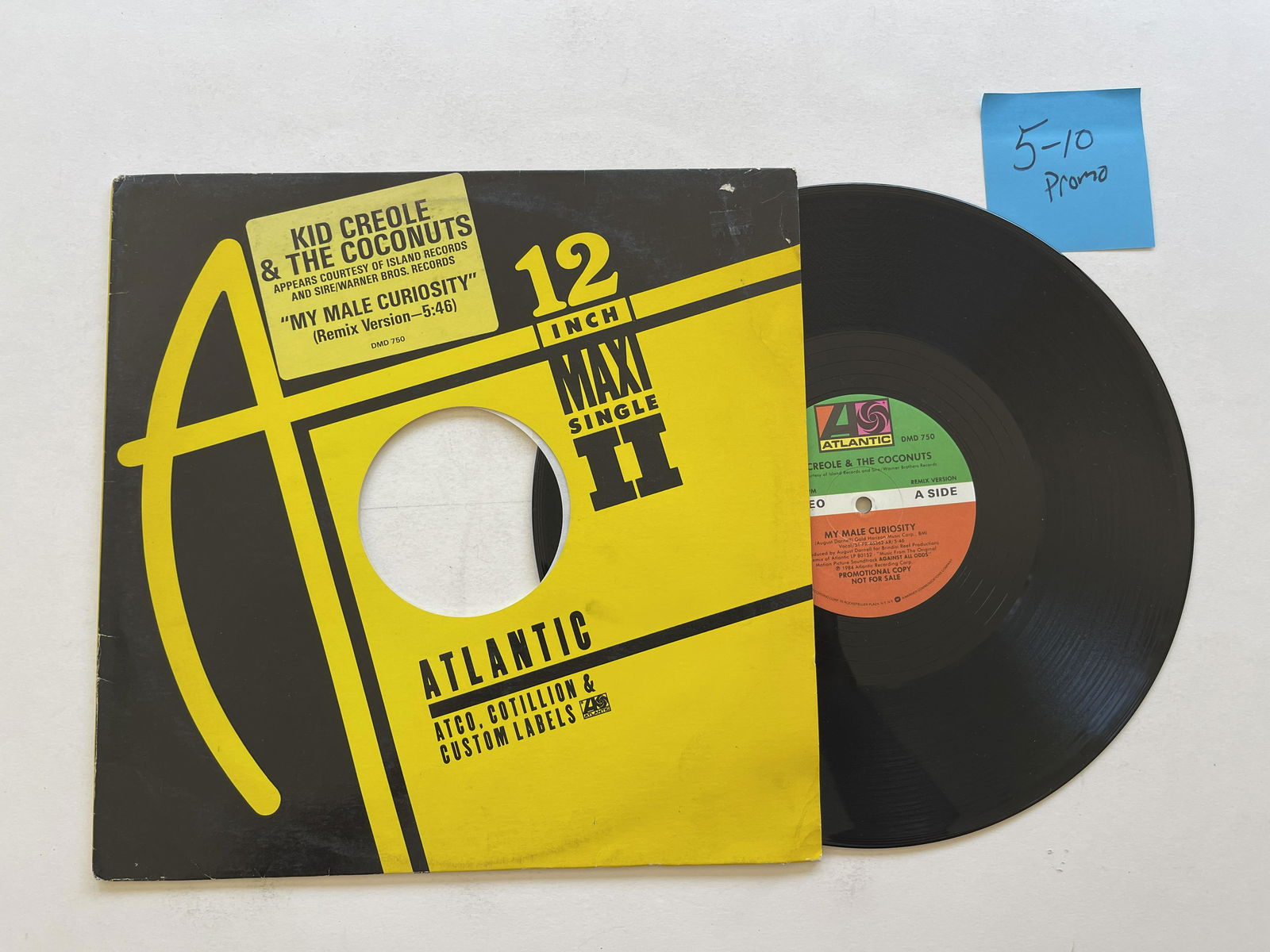 Kid Creole & The Coconuts - My Male Curiosity. PROMO (1 of 1)