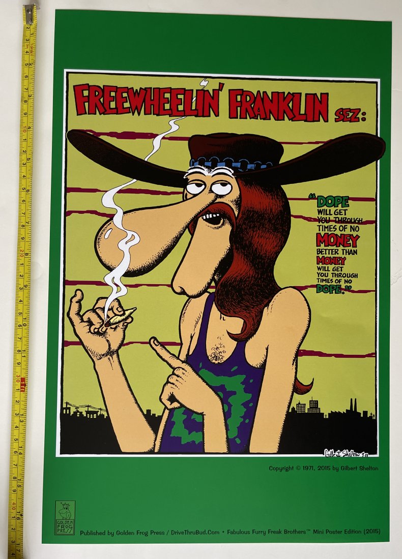 FREEWHEELIN' FRANKLIN 2015 POSTER (1 of 1)