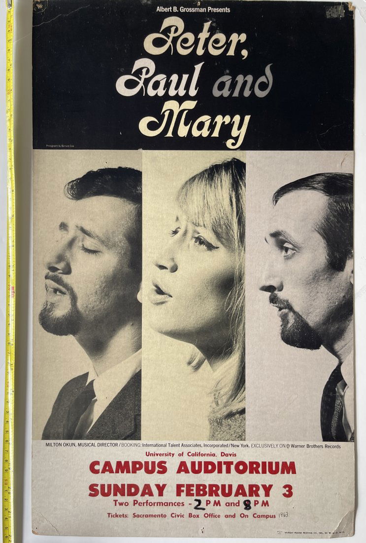 PETER, PAUL & MARY 1963 UC DAVIS (1 of 2)