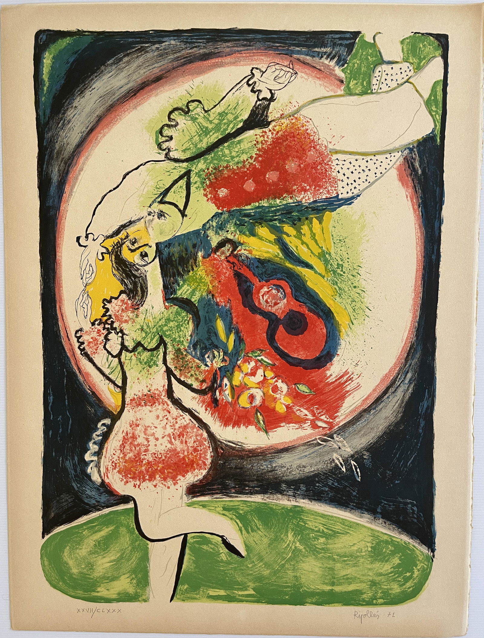 Juan Garcia Ripolles Kissing Couple 1971 (1 of 3)