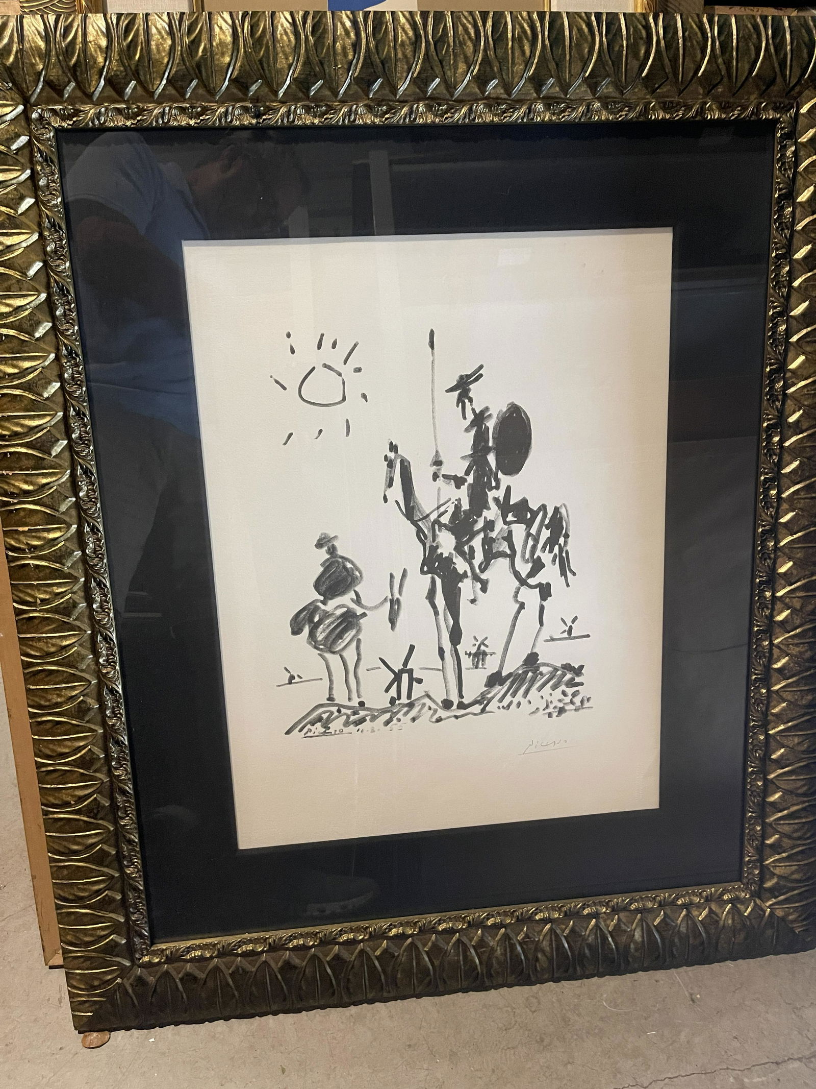 PABLO PICASSO - DON QUIXOTE - SIGNED WITH COA (1 of 4)