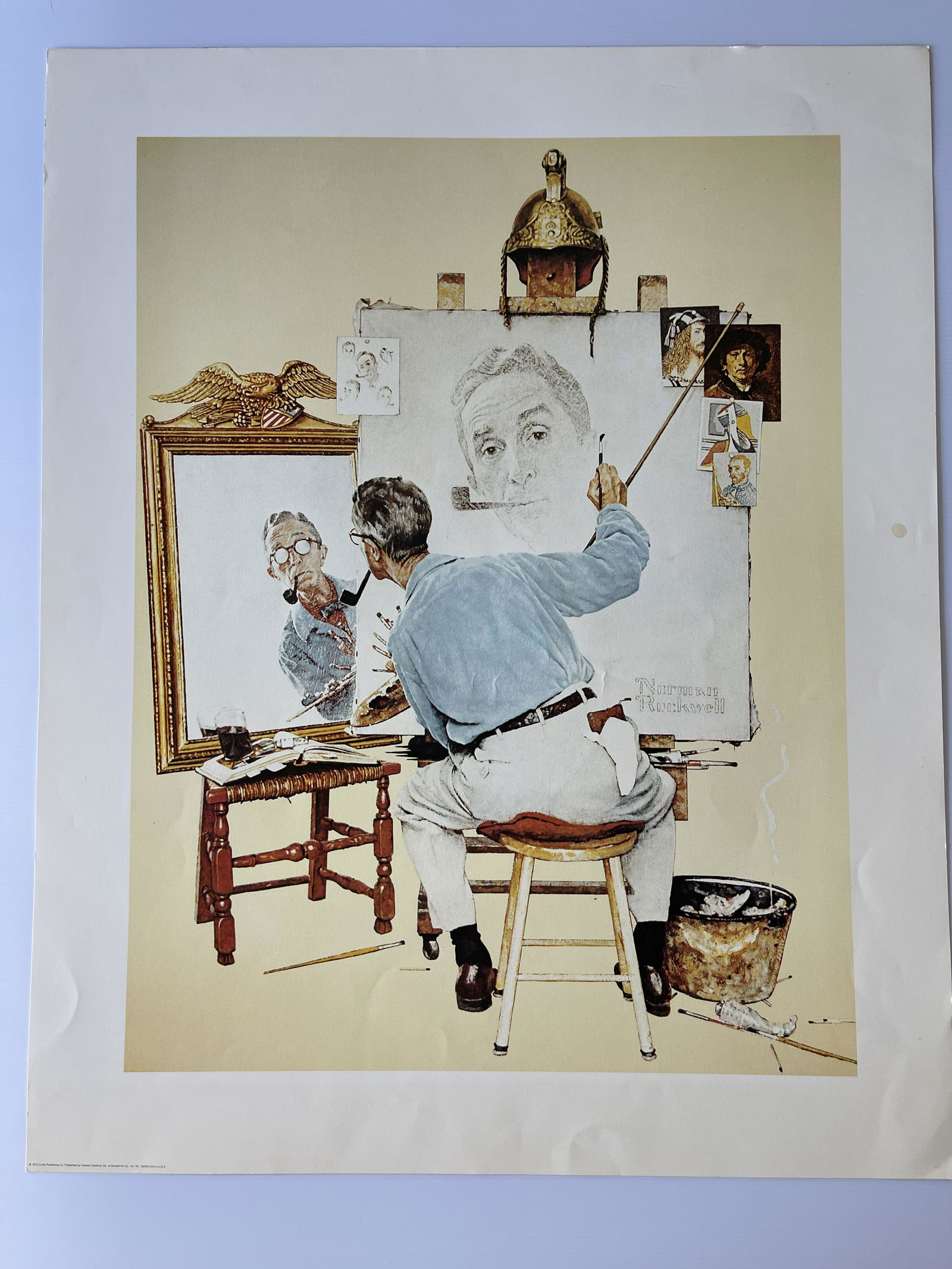 NORMAN ROCKWELL SELF PORTRAIT (1 of 2)