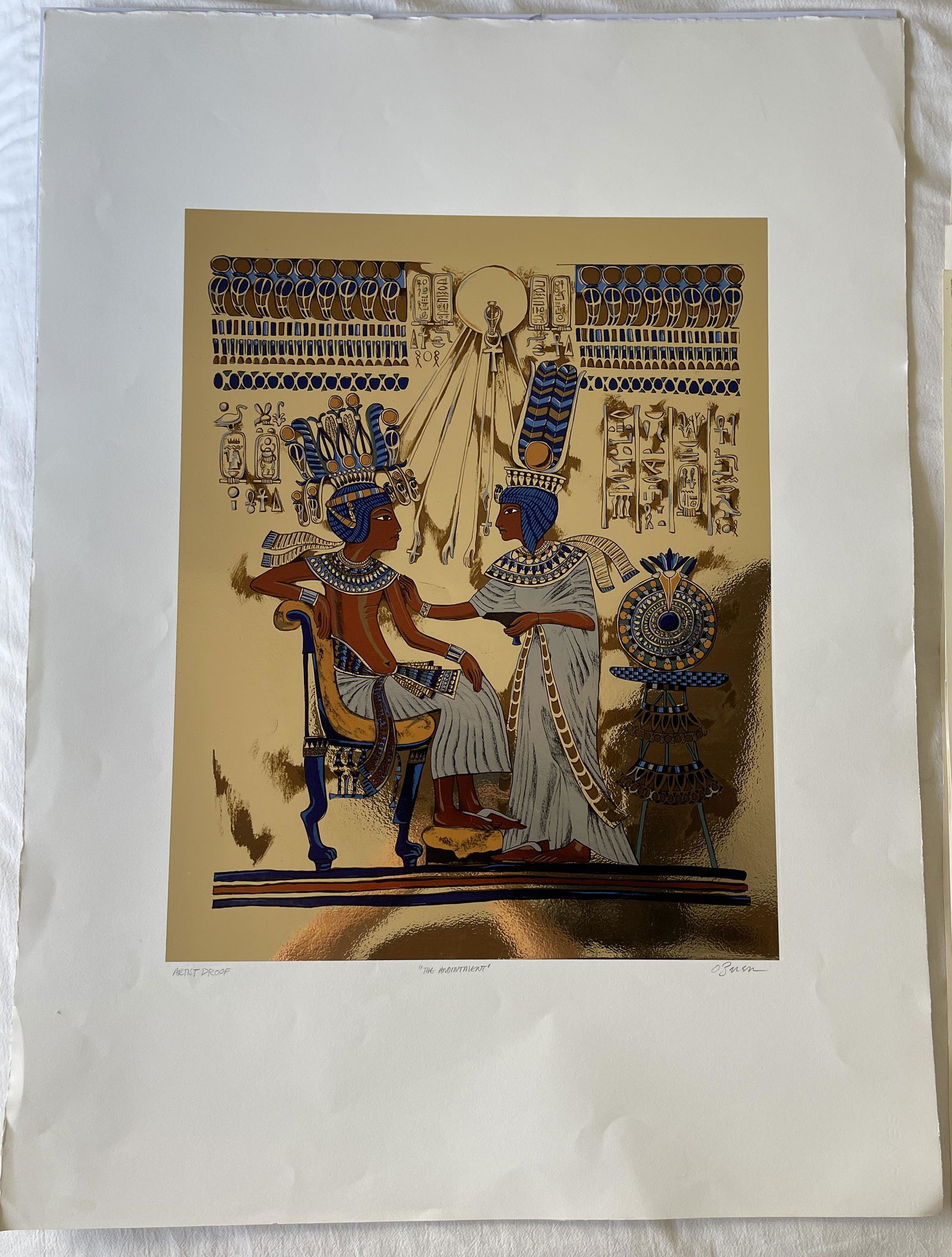 O'Brien ARTISTS PROOF etching foil - THE ANNOINTMENT (1 of 4)