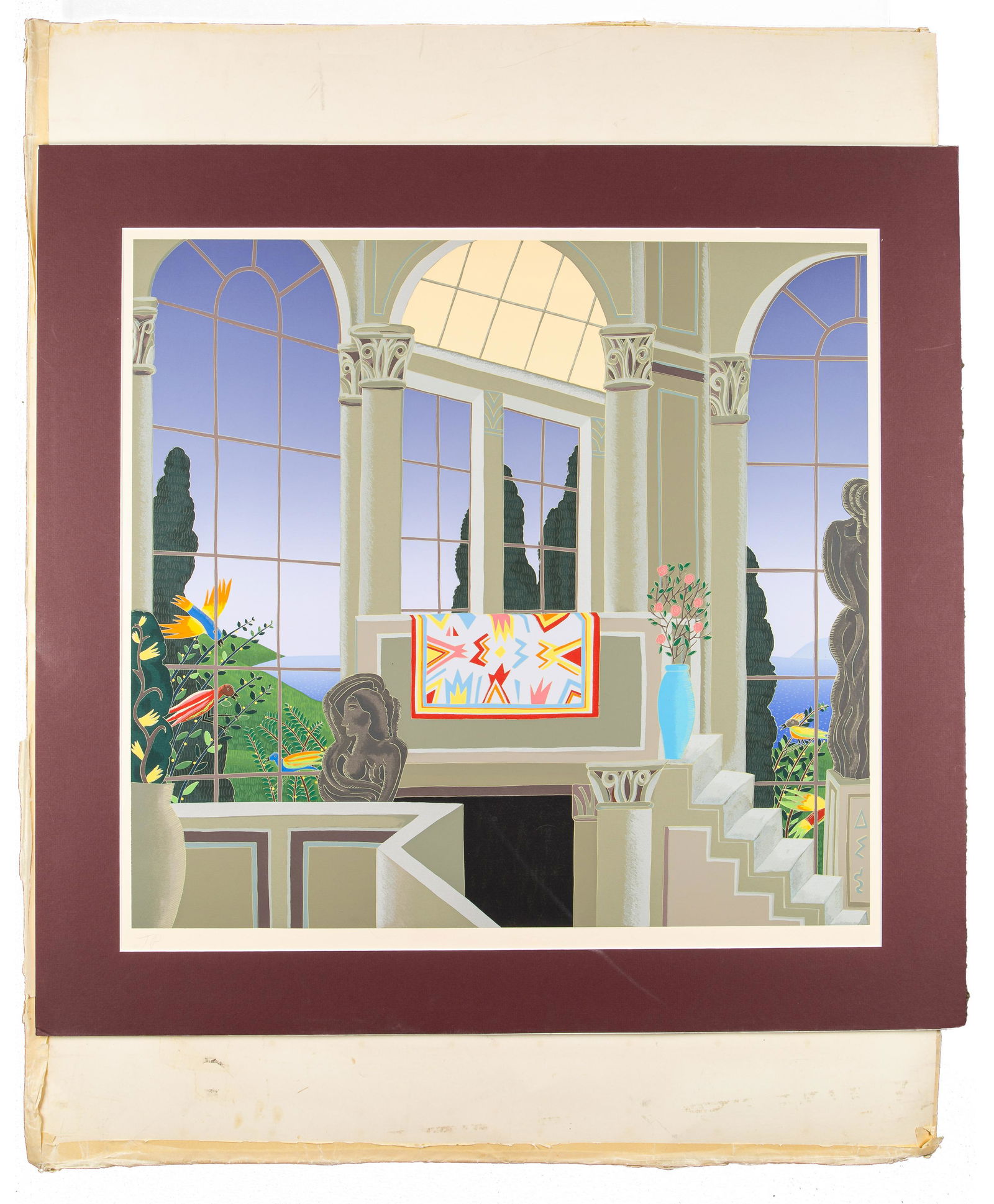 Thomas McKnight - Hanging Carpet RARE TRIAL PROOF (1 of 1)