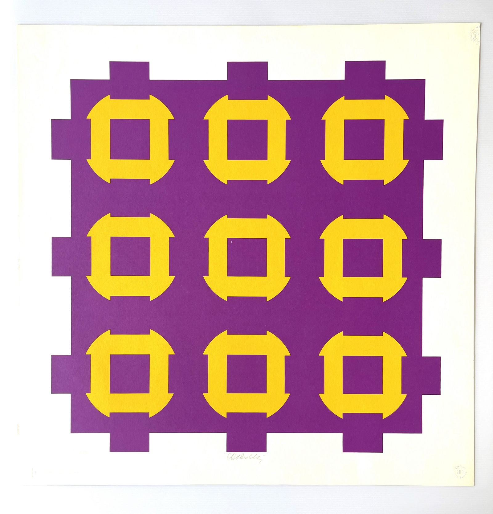 Victor Vasarely Procion, 1968 Limited Edition SIGNED & NUMBERED (1 of 5)