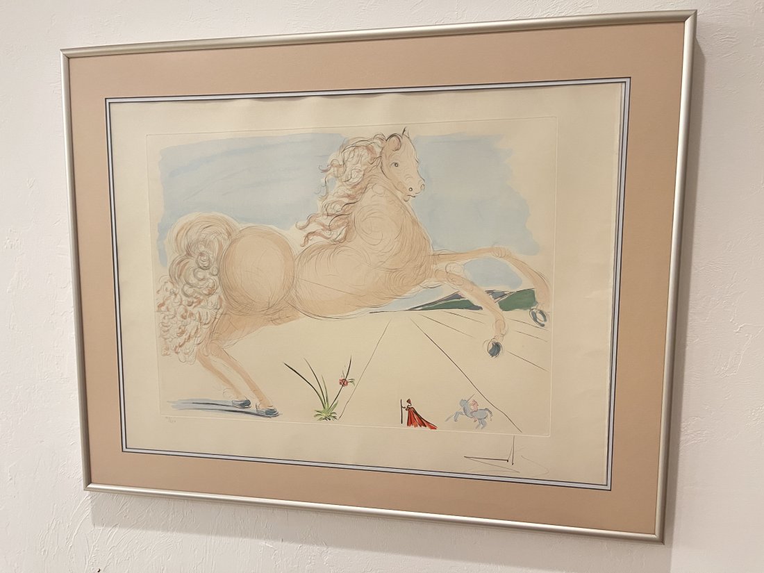 AFTER SALVADOR DALI SIGNED and NUMBERED HORSE (1 of 4)