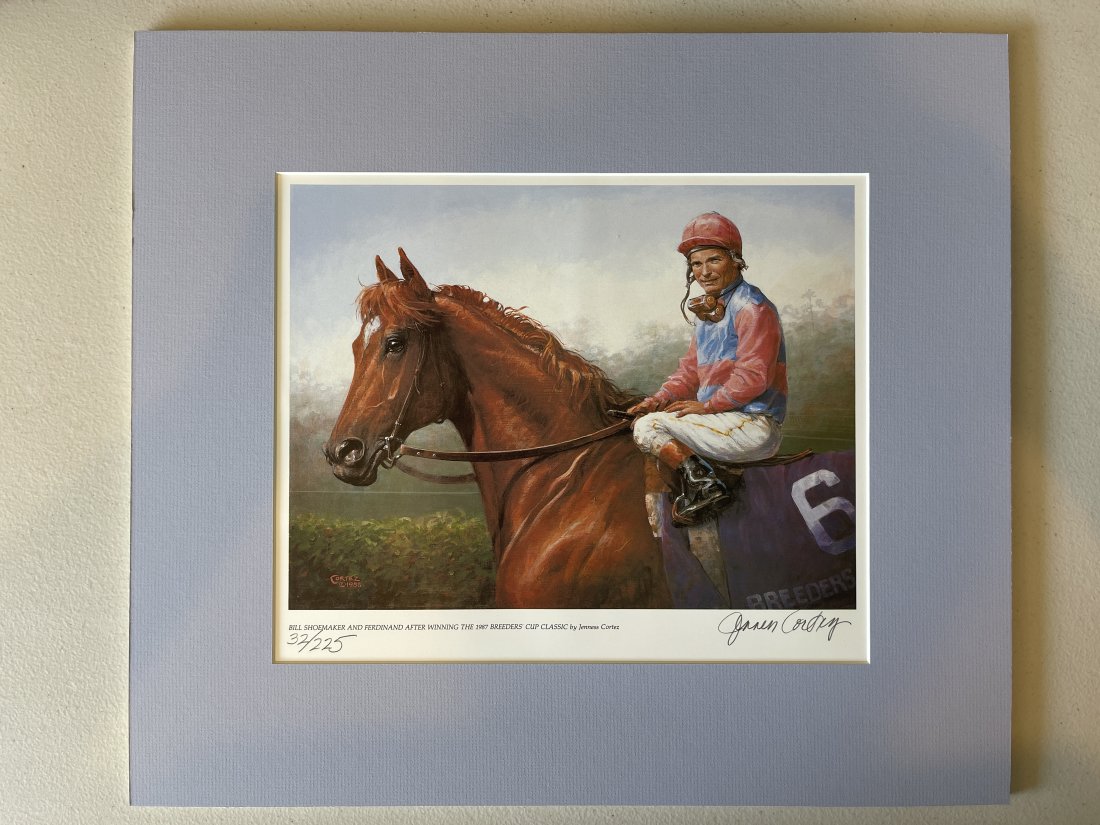 BILL SHOEMAKER - With FERDINAND Signed Jenness Cortez (1 of 3)