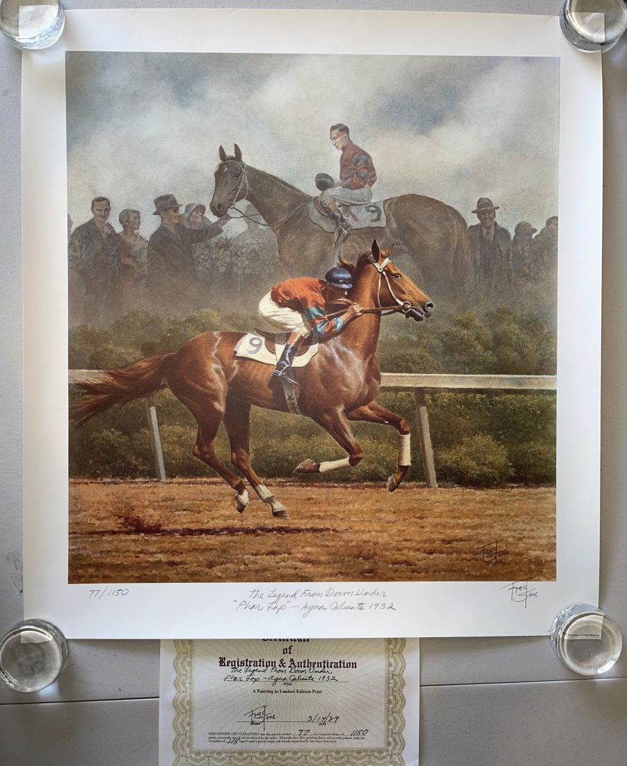 FRED STONE SIGNED & NUMBERED PRINT WITH COA (1 of 4)