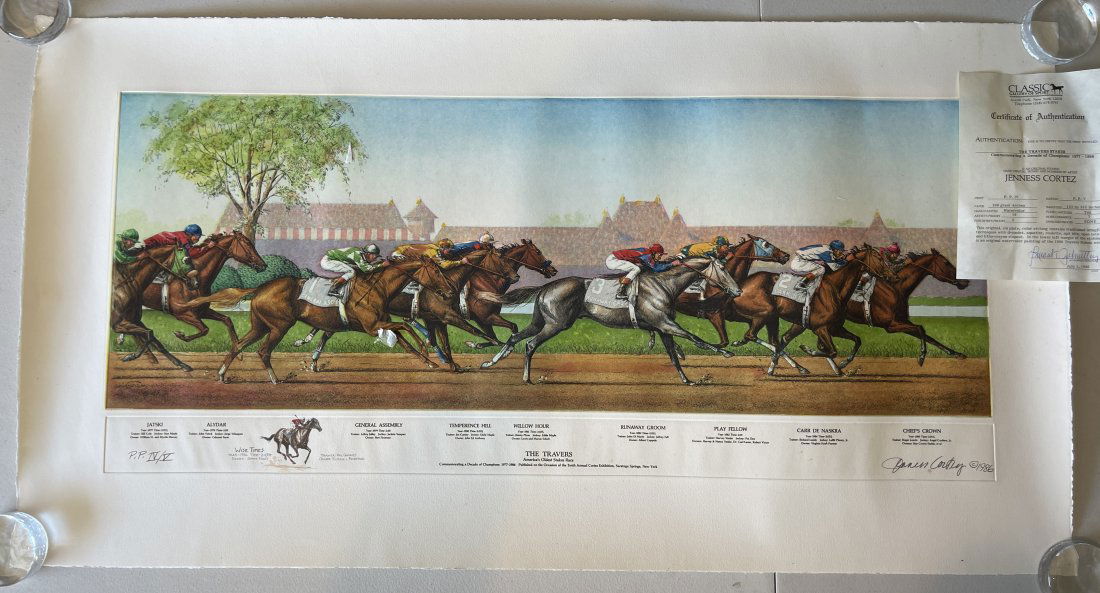 THE TRAVERS SIGNED & NUMBERED RARE PRINTERS PROOF JENNESS CORTEZ (1 of 4)