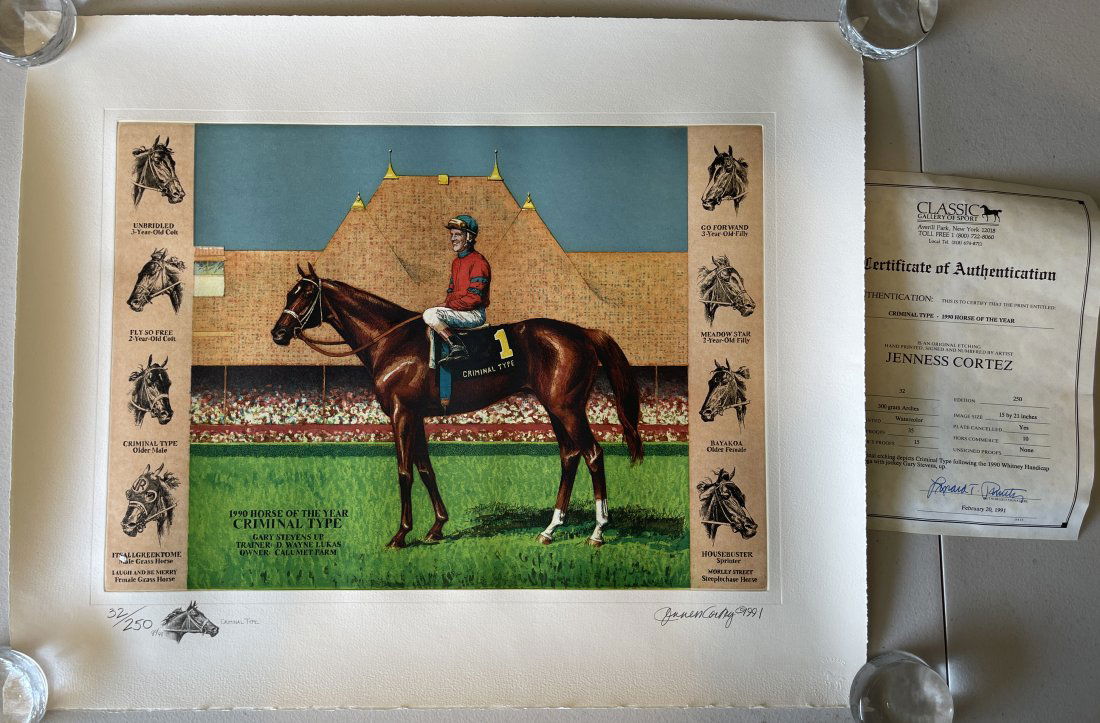 CRIMINAL TYPE SIGNED AND NUMBERED BY JENNESS CORTEZ (1 of 5)