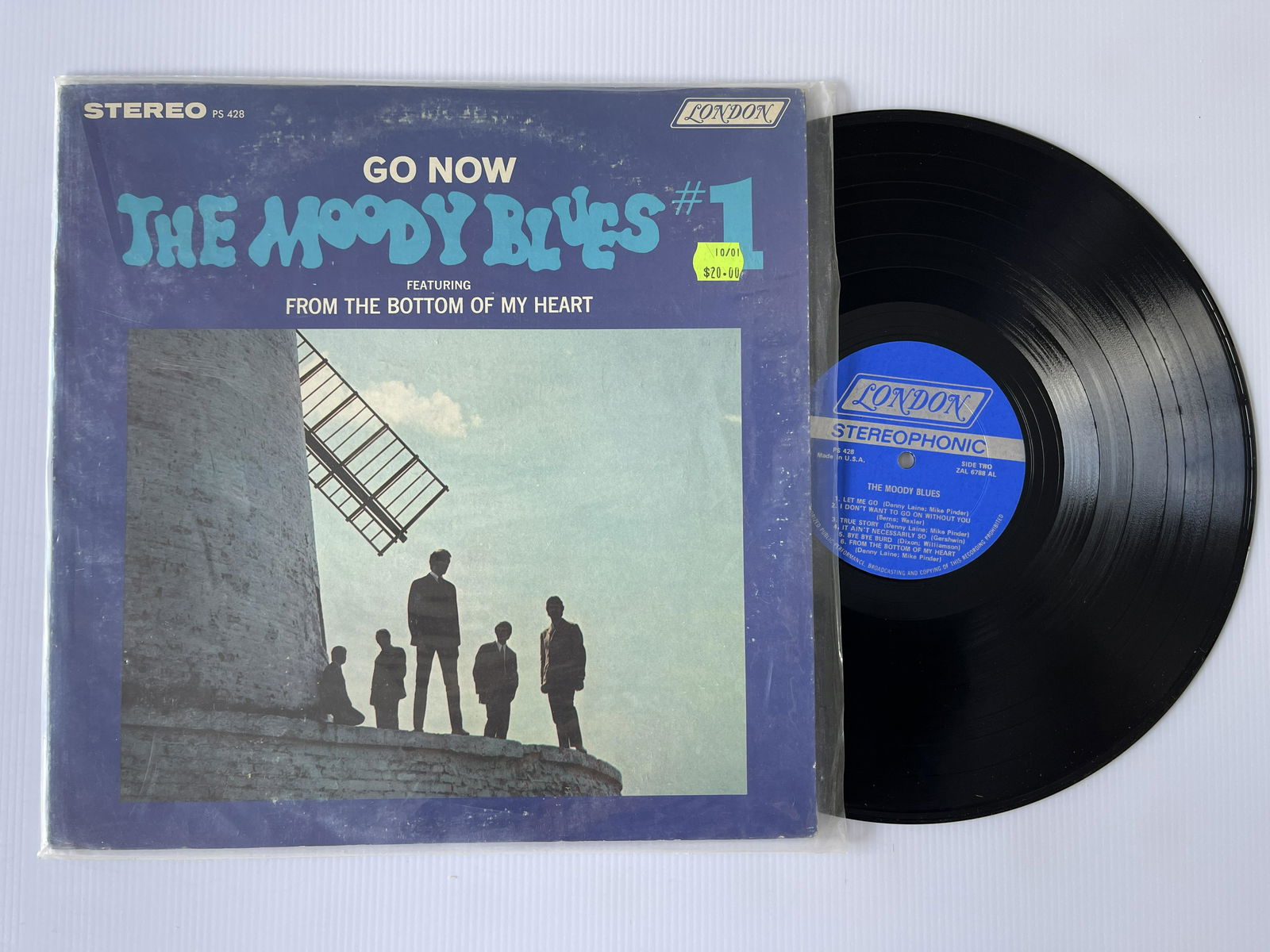The Moody Blues - Go Now - Moody Blues #1. London Records - PS 428 (1 of 1)
