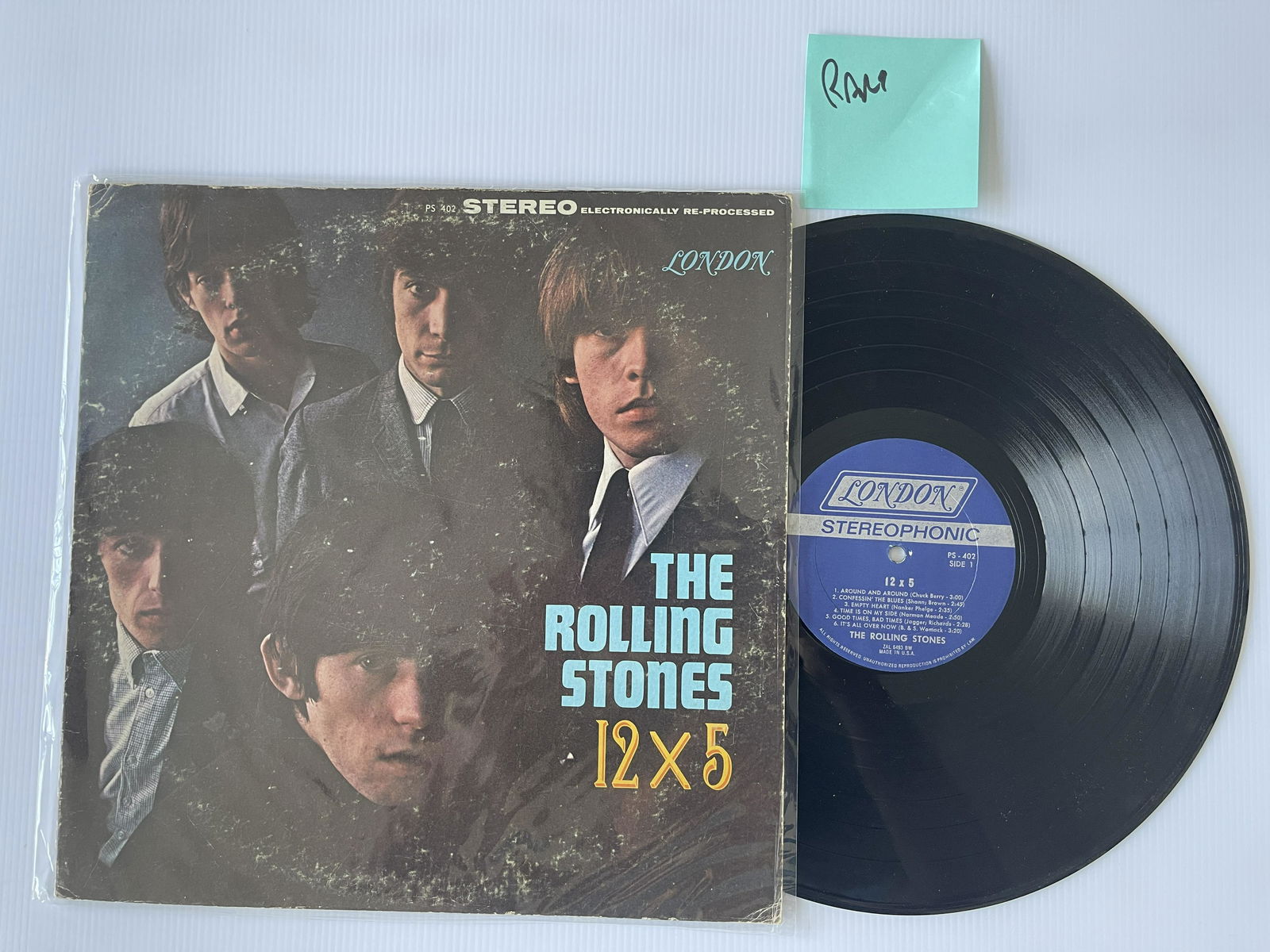 RARE The Rolling Stones - 12 X 5. London Records - PS 402 (1 of 1)