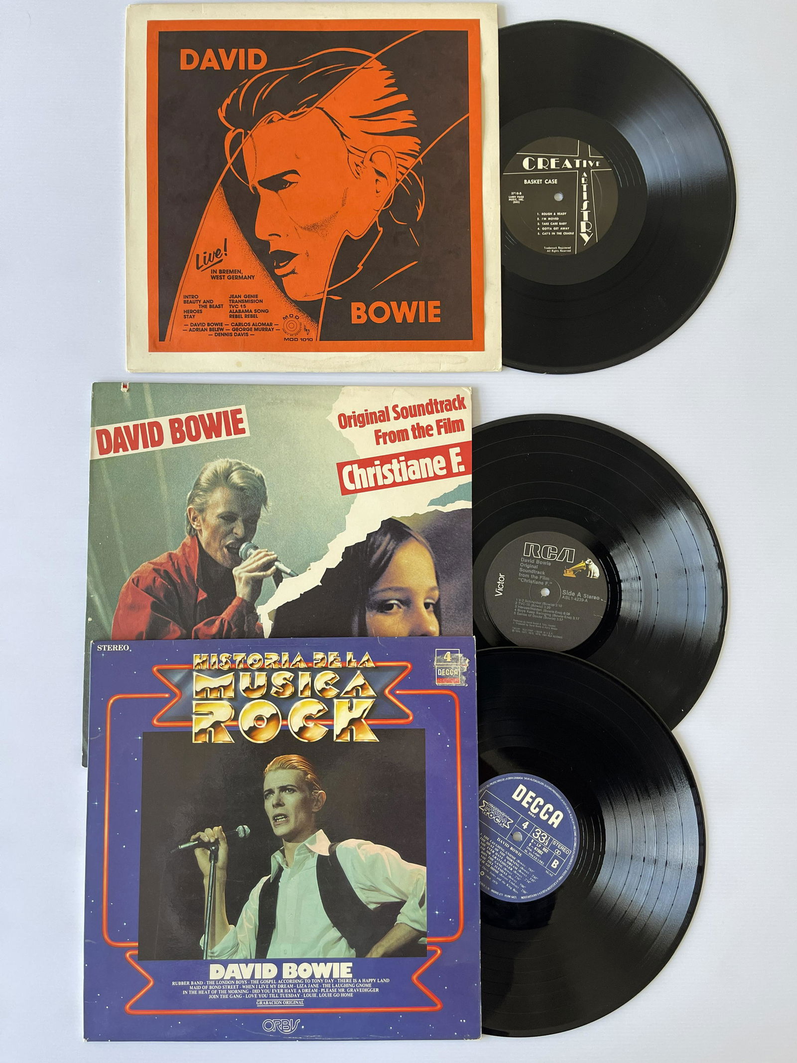 DAVID BOWIE SET INCLUDING RARE BOOTLEG (1 of 1)