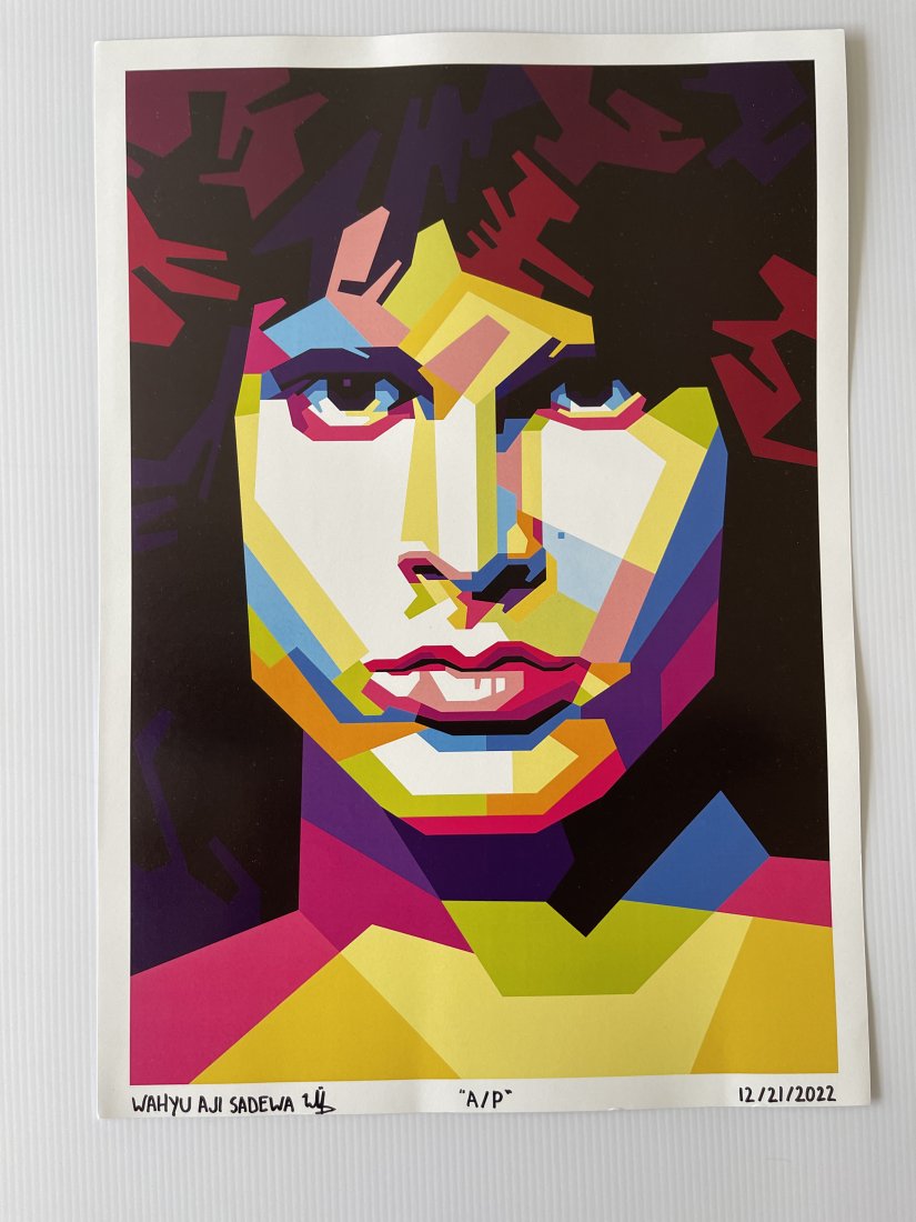 DOORS JIM MORRISON ARTIST PROOF - Wahyu Aji Sedawa (1 of 1)