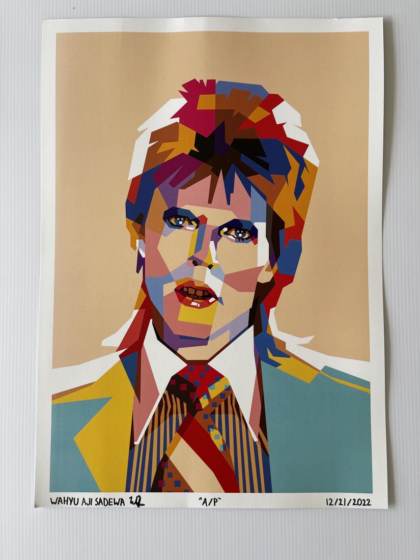 DAVID BOWIE ARTIST PROOF - Wahyu Aji Sedawa (1 of 1)