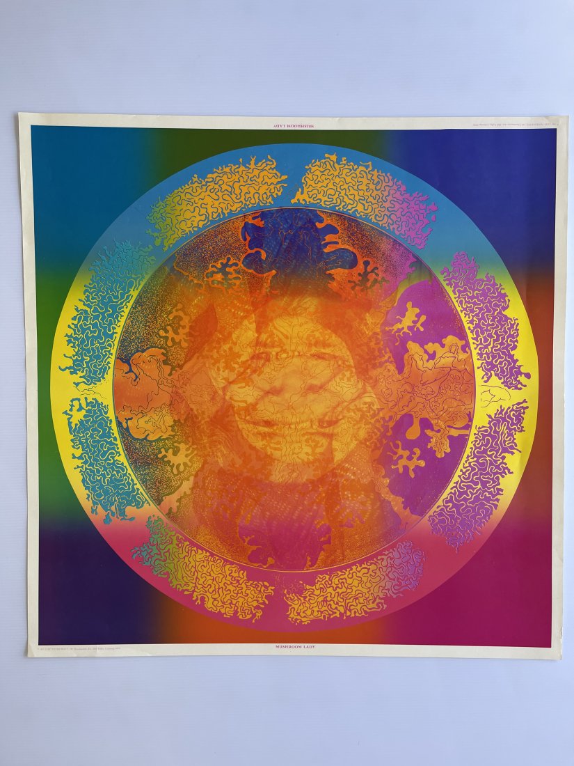 RARE WHITE MUSHROOM LADY OVERPRINT - EAST TOTEM WEST (1 of 1)