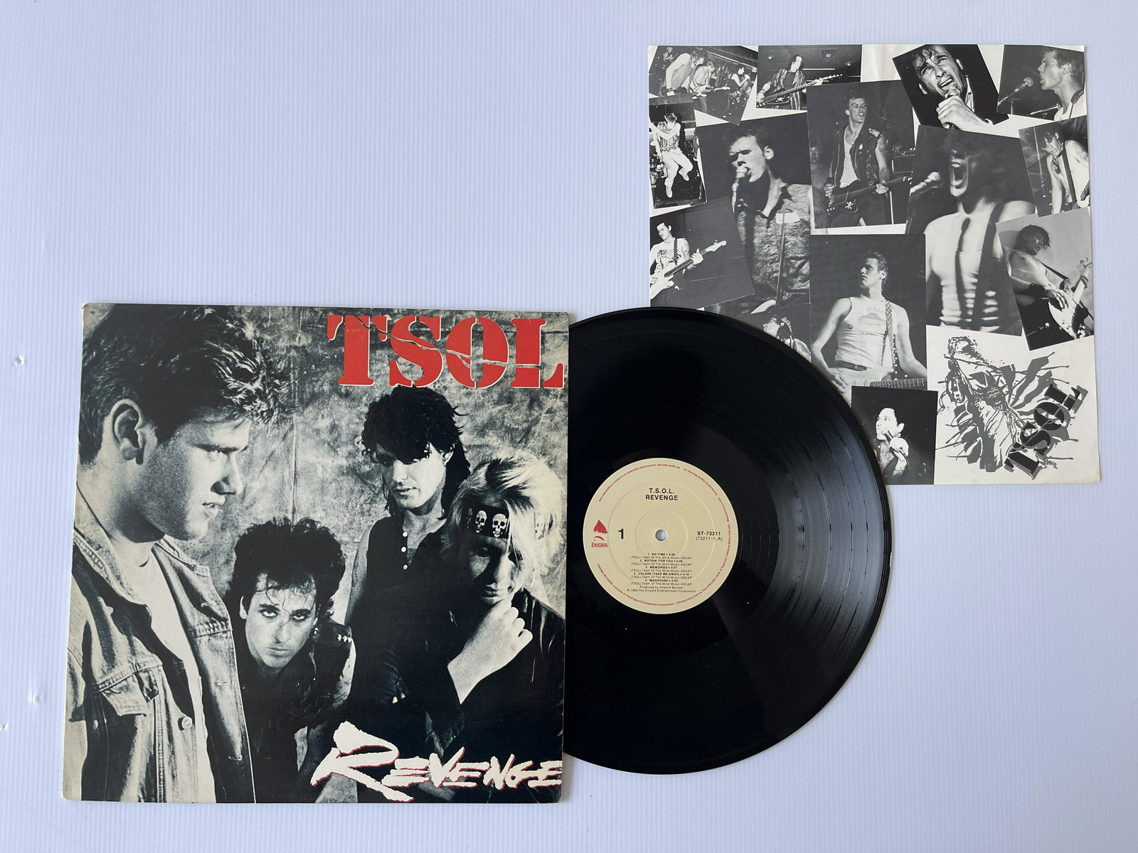 TSOL â€“ Revenge: TSOL â€“ Revenge. WITH INSERT.Label:Enigma Records â€“ ST-73211. True Sounds of LibertyProfile:US-American punk band formed in 1979 in Huntington Beach, California. The original lineup consi